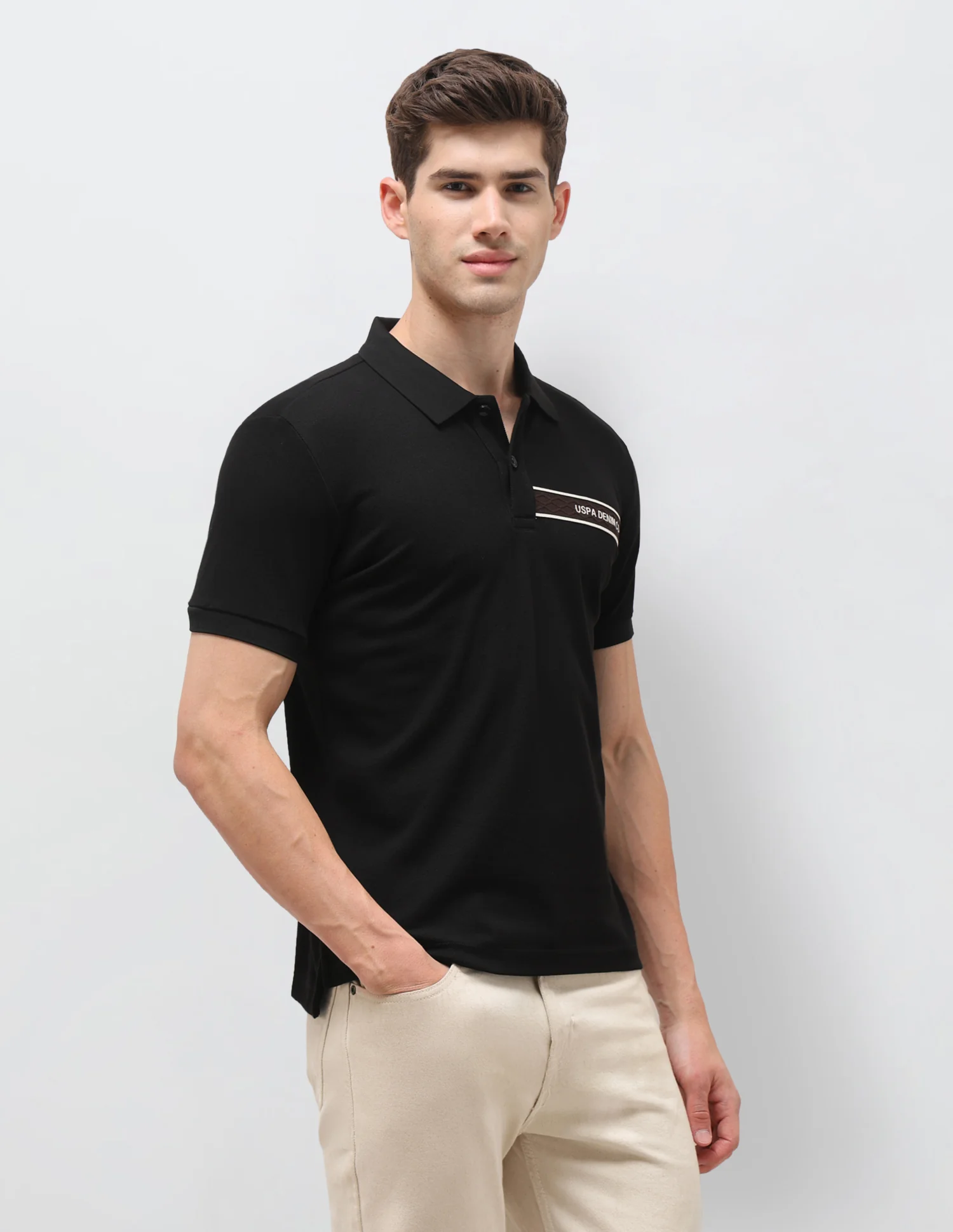 Solid Slim Fit Polo Shirt - Image 4