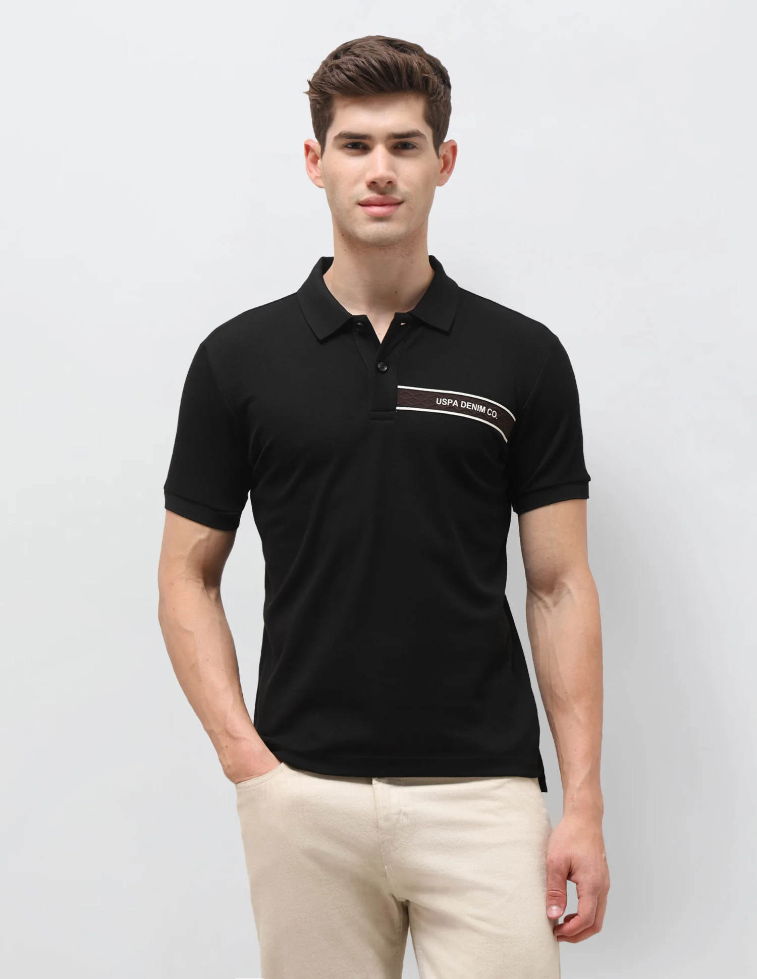 Solid Slim Fit Polo Shirt - Image 6