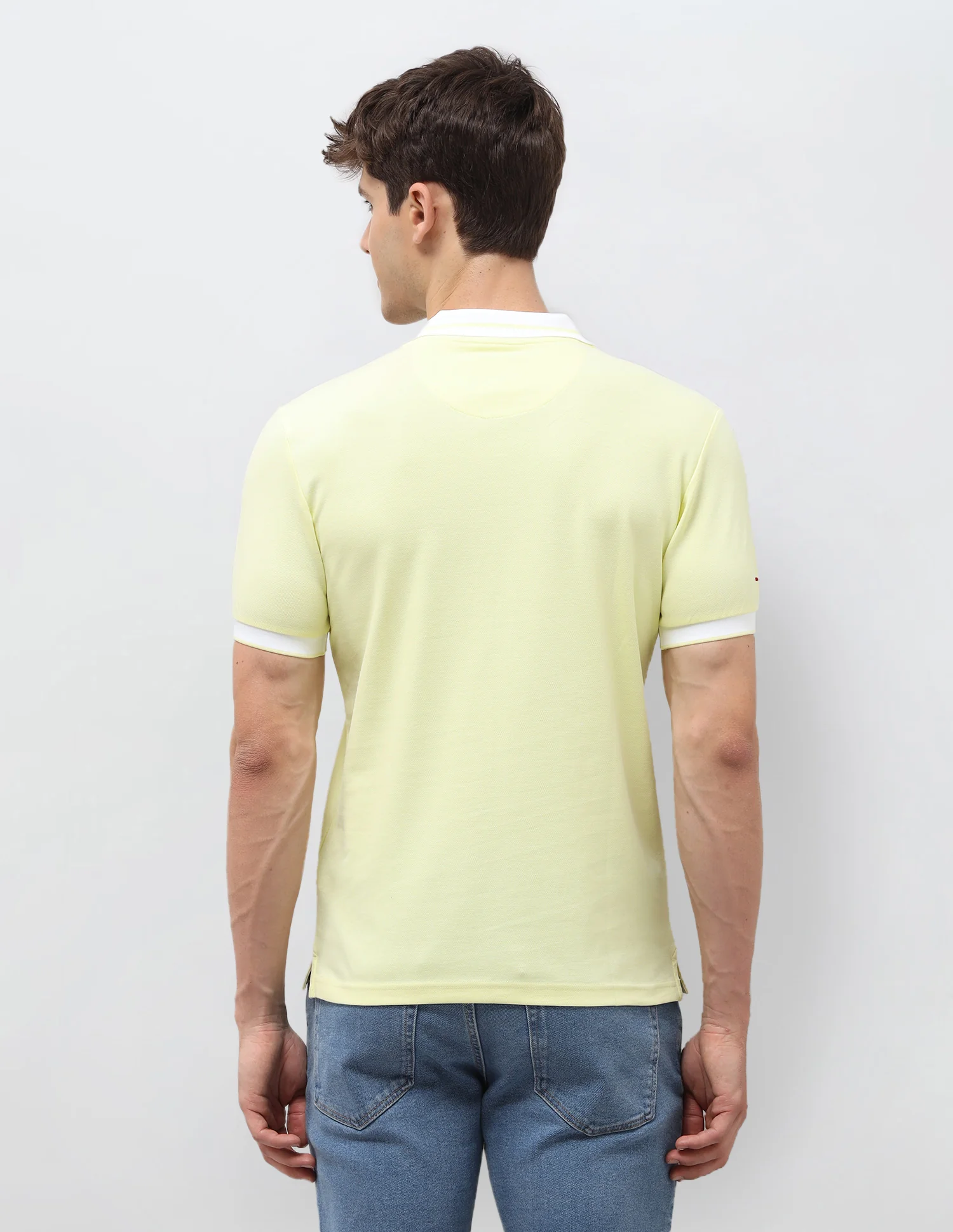 Solid Slim Fit Polo Shirt - Image 5