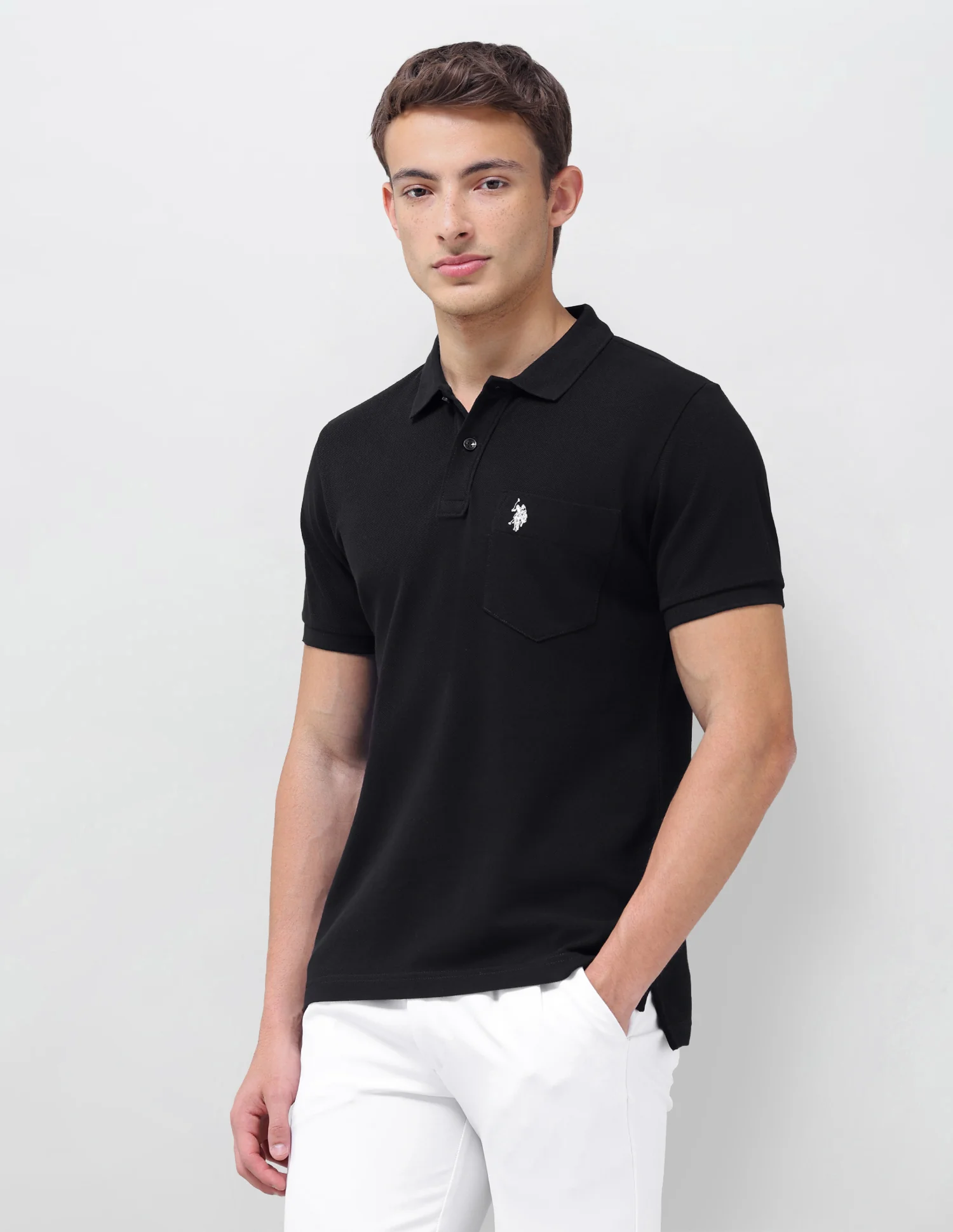 Solid Slim Fit Polo Shirt - Image 4