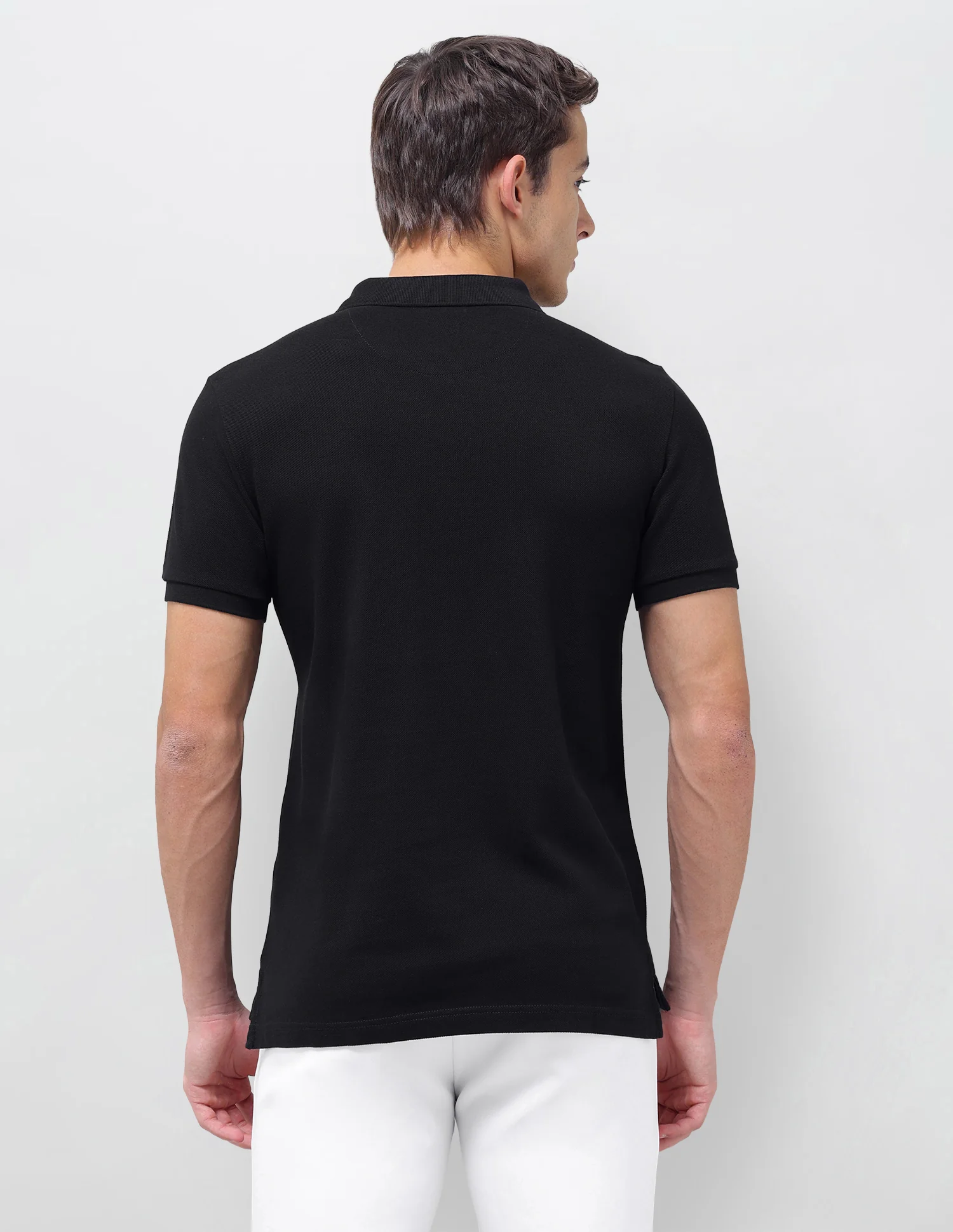Solid Slim Fit Polo Shirt - Image 5