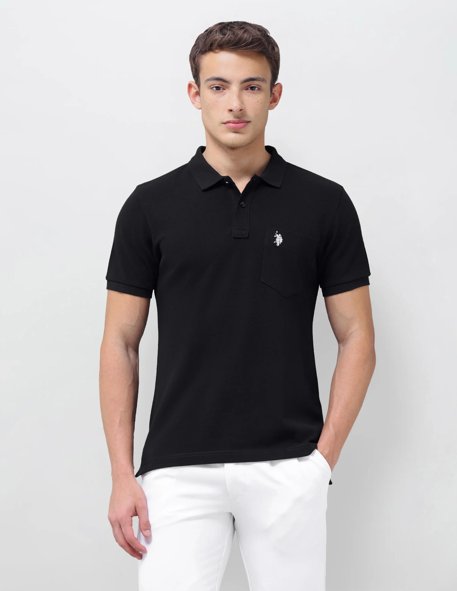 Solid Slim Fit Polo Shirt - Image 6