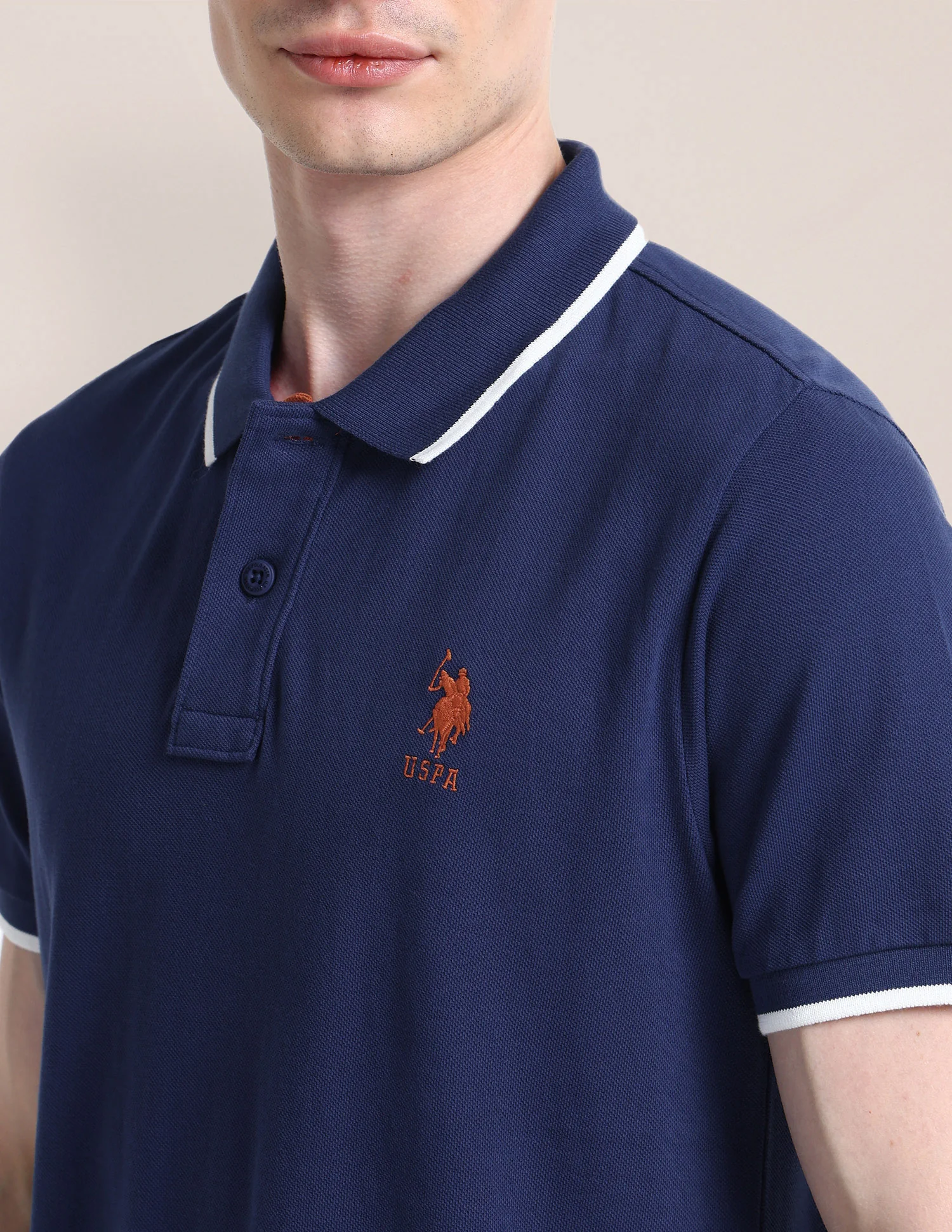 Solid Slim Fit Polo Shirt - Image 7