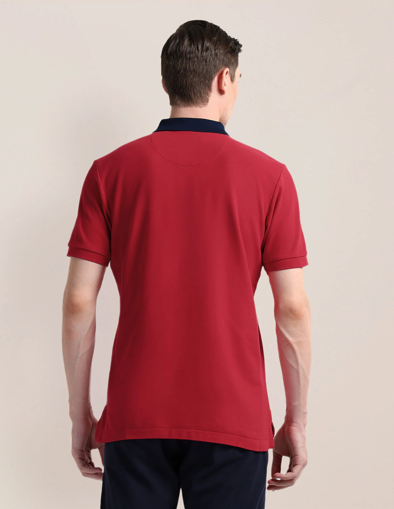 Solid Slim Fit Polo Shirt - Image 5