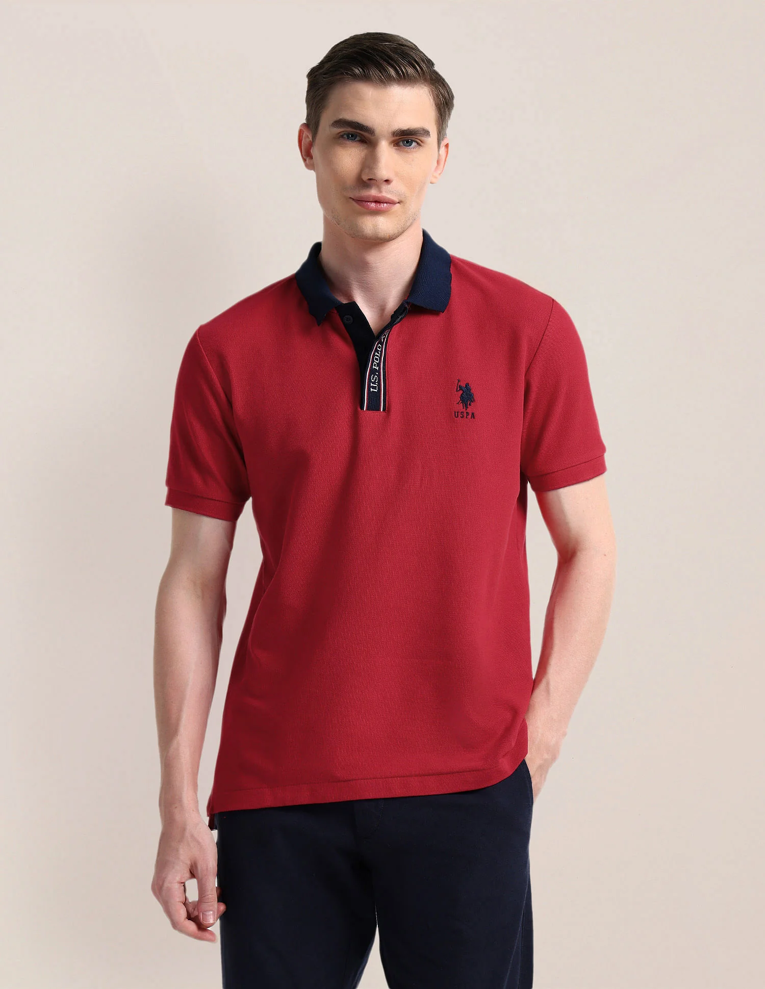 Solid Slim Fit Polo Shirt - Image 6