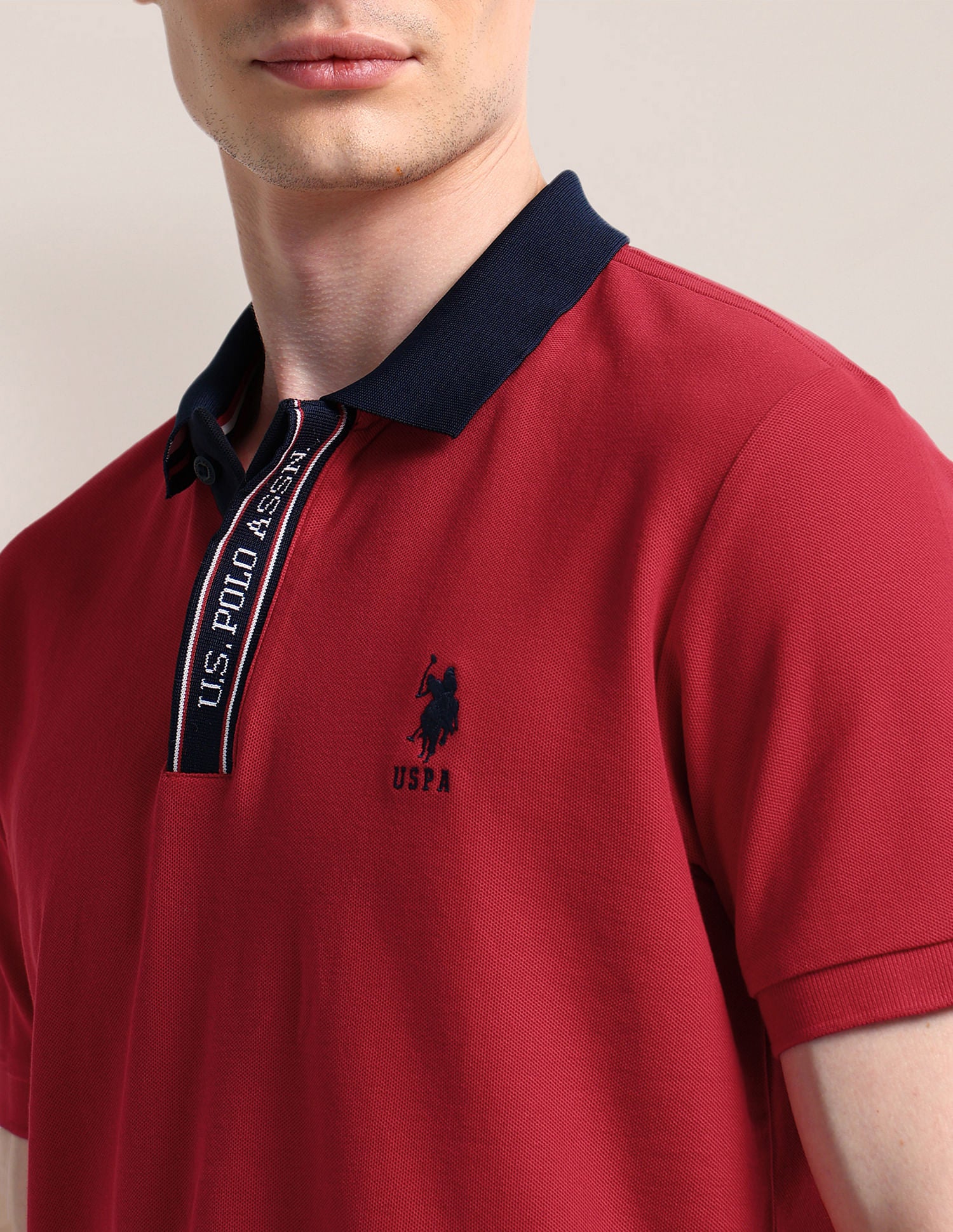 Solid Slim Fit Polo Shirt - Image 7