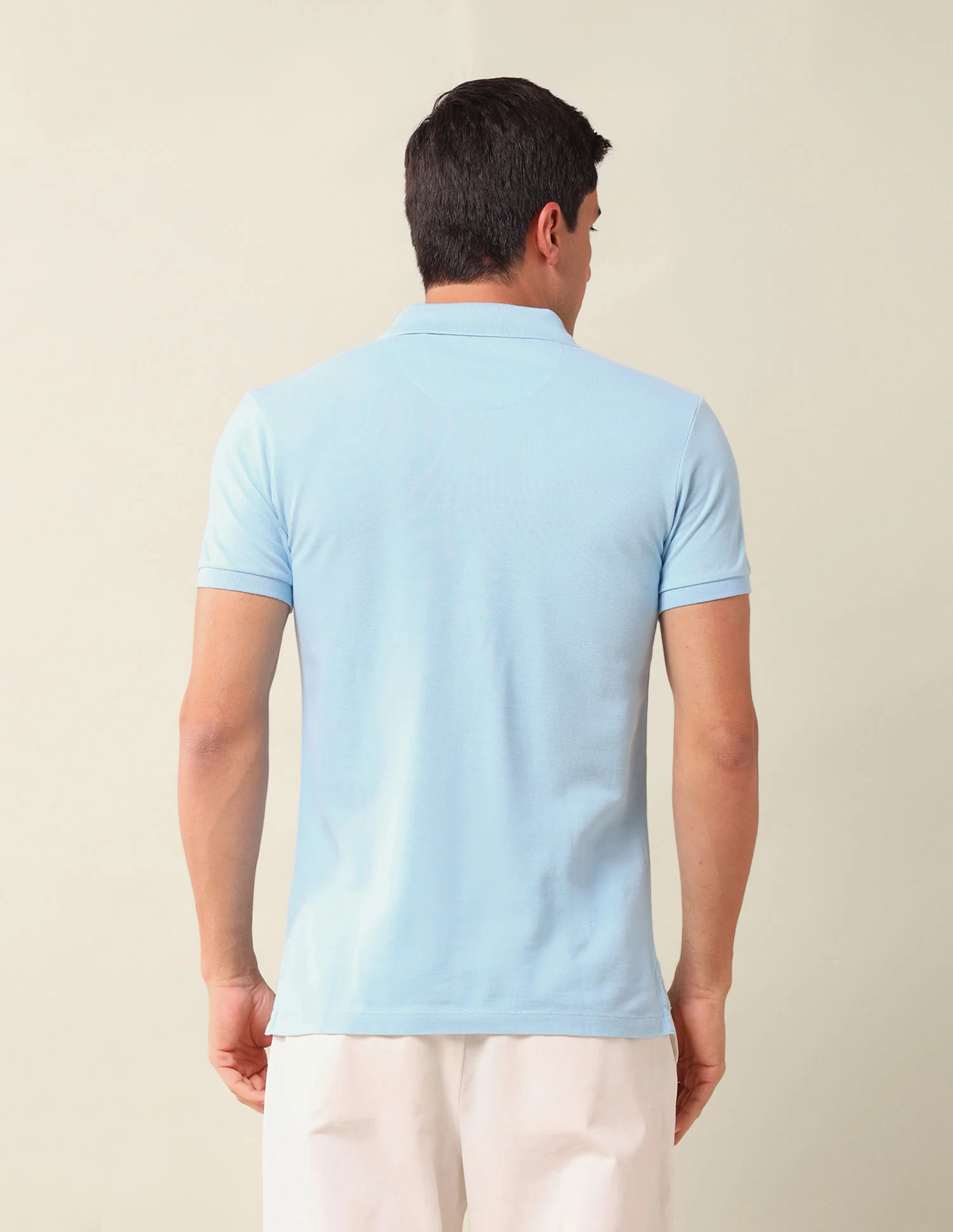 Solid Slim Fit Polo Shirt - Image 5