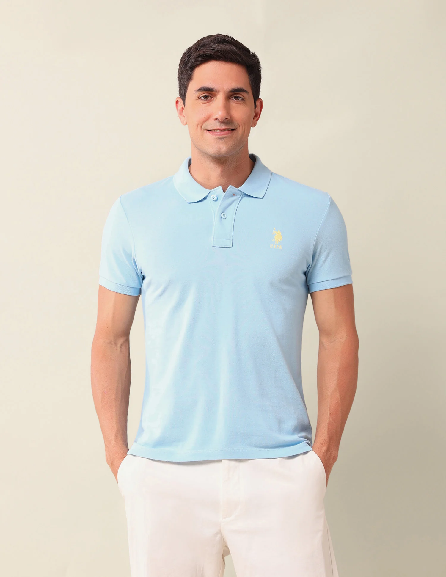 Solid Slim Fit Polo Shirt - Image 6