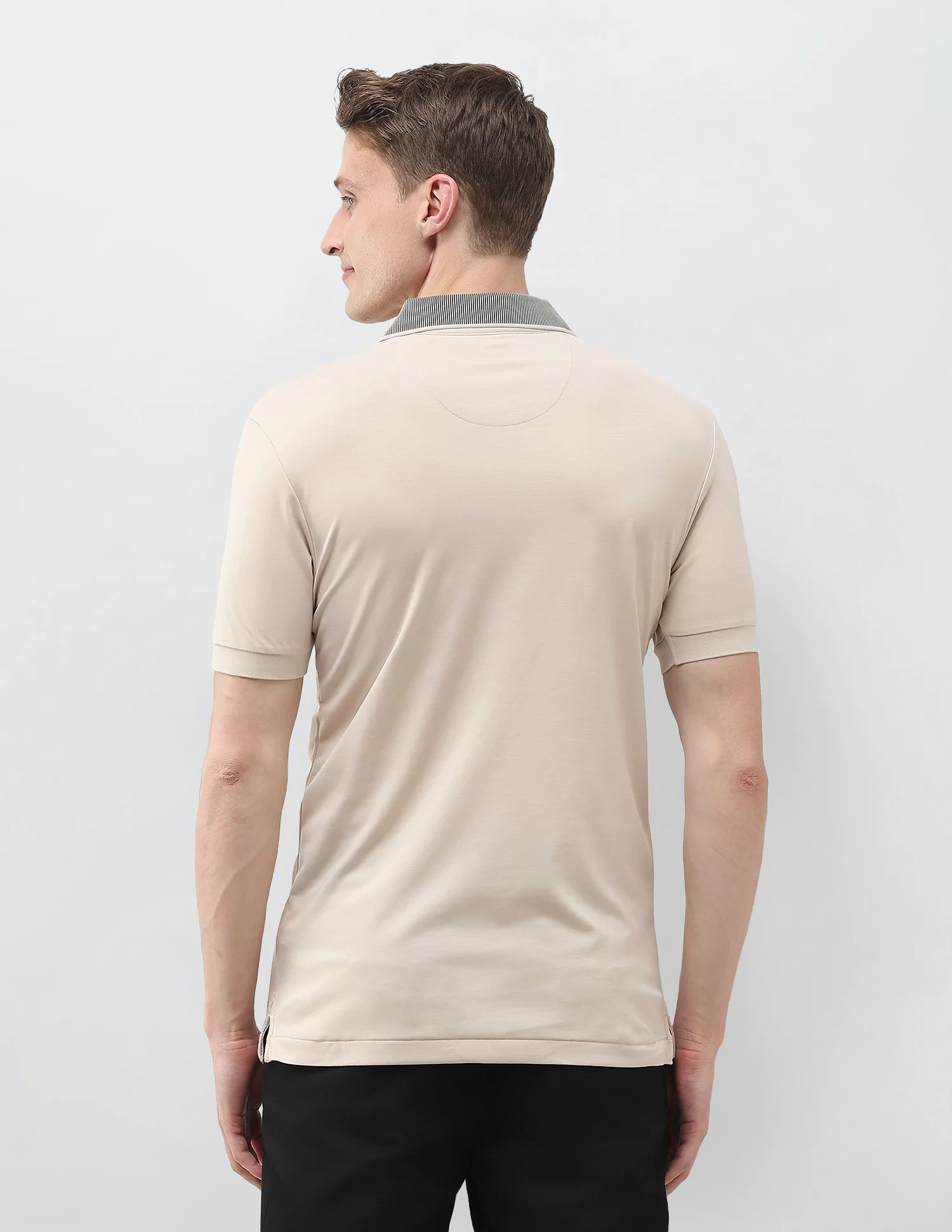 Solid Slim Fit Polo Shirt - Image 5