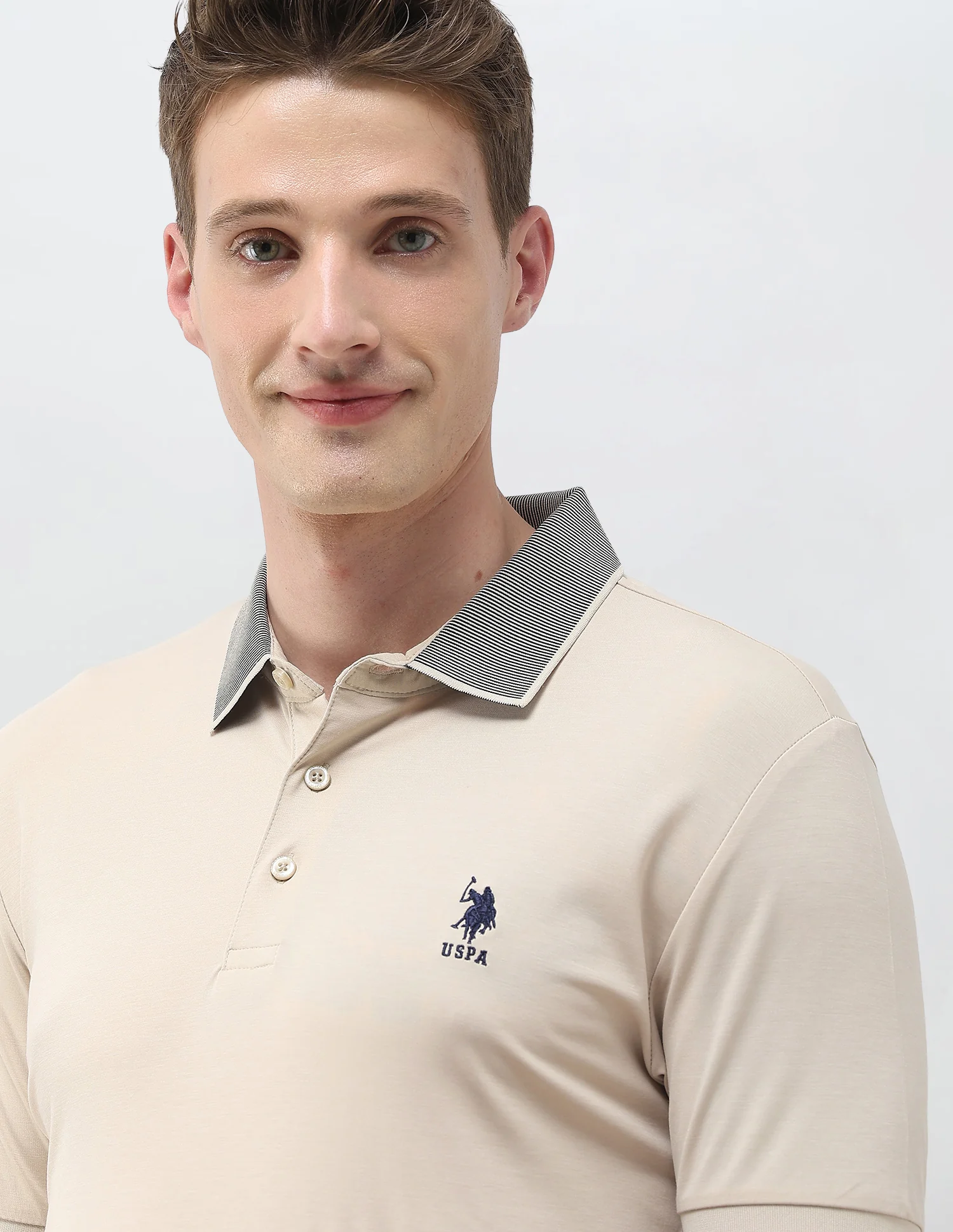 Solid Slim Fit Polo Shirt - Image 7