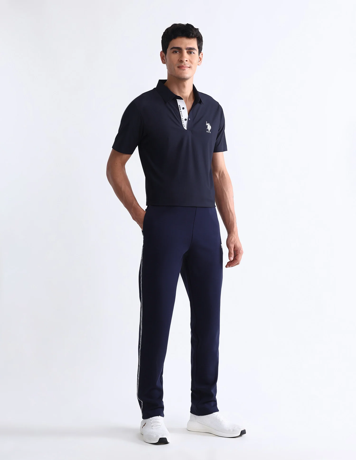 Solid Slim Fit Polo Shirt - Image 3
