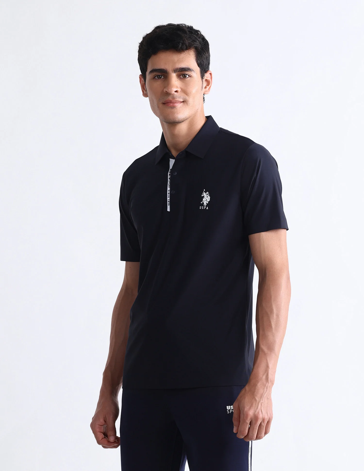 Solid Slim Fit Polo Shirt - Image 4