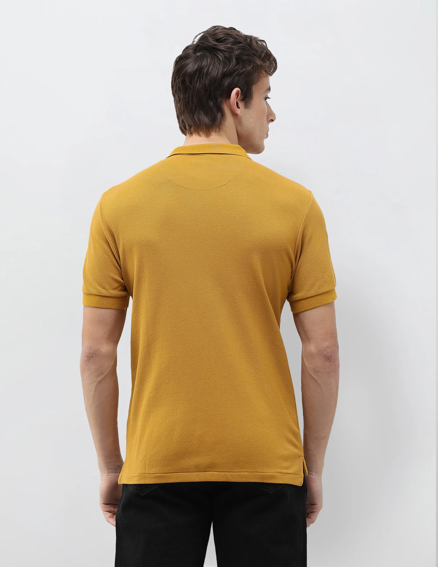 Solid Slim Fit Polo Shirt - Image 5