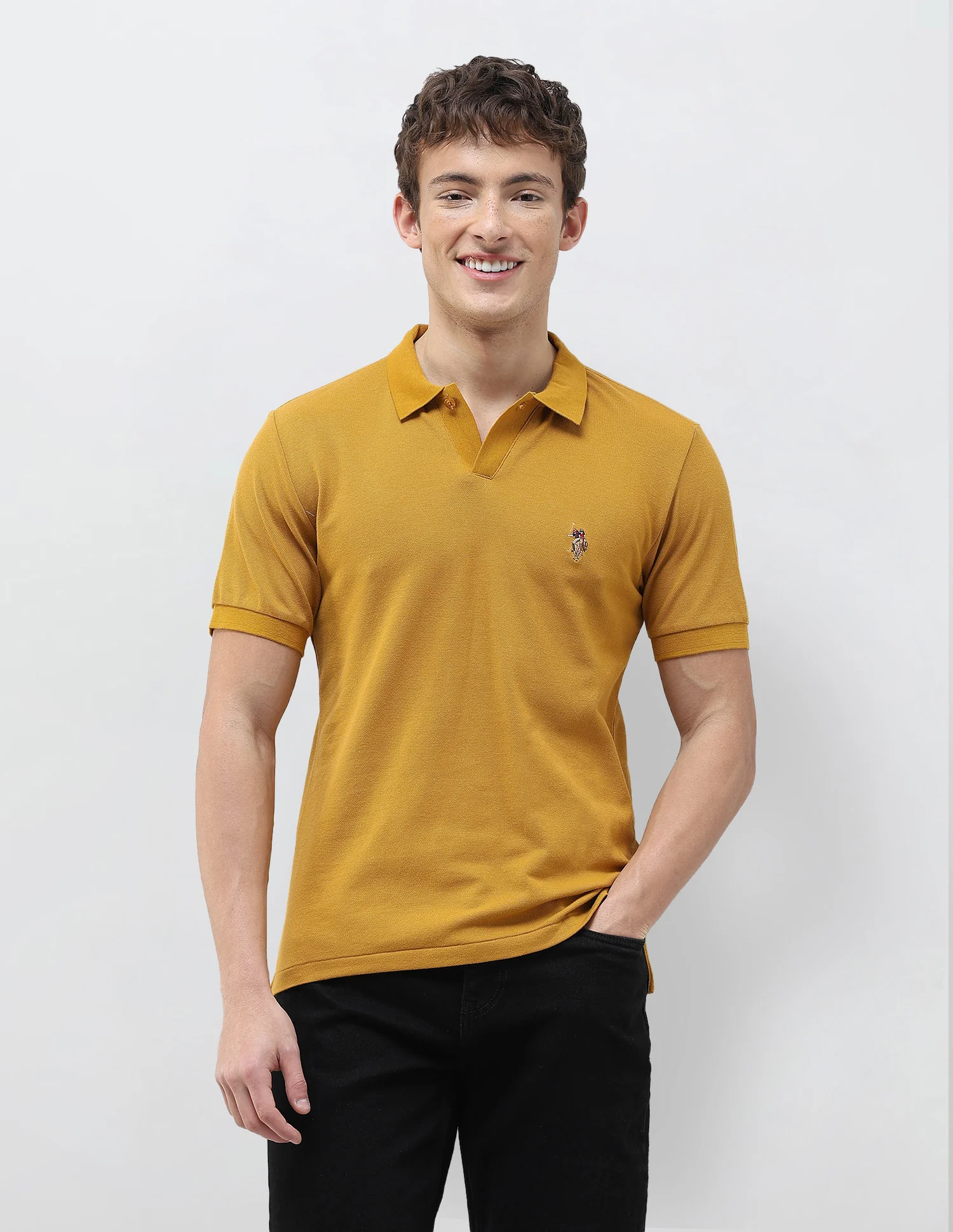 Solid Slim Fit Polo Shirt - Image 6