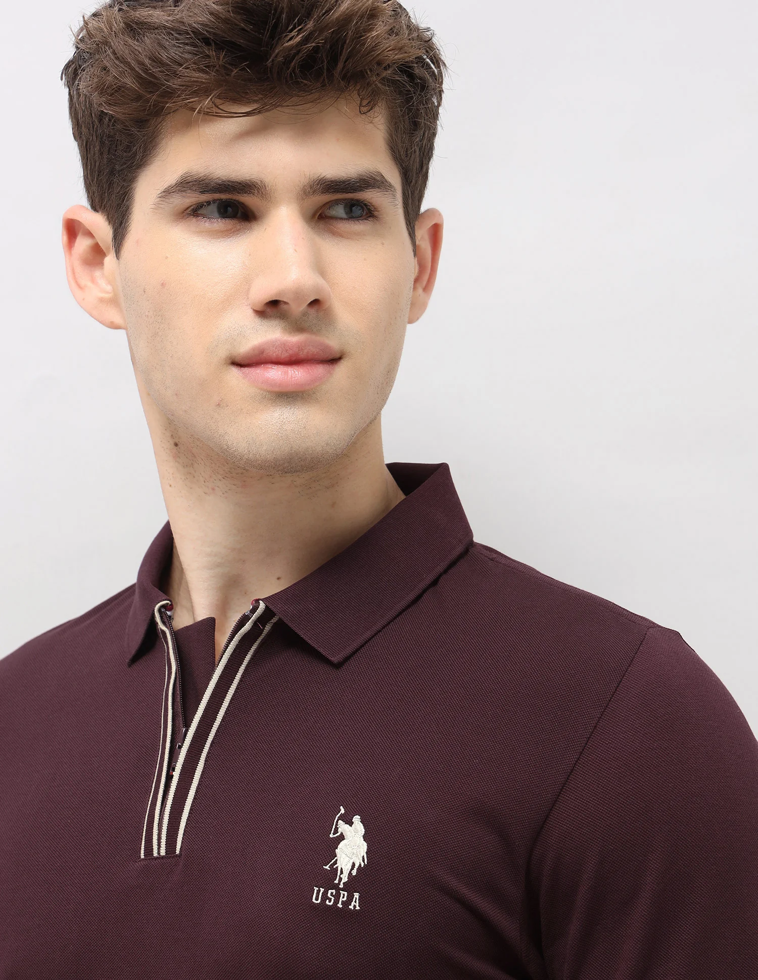 Solid Slim Fit Polo Shirt - Image 7
