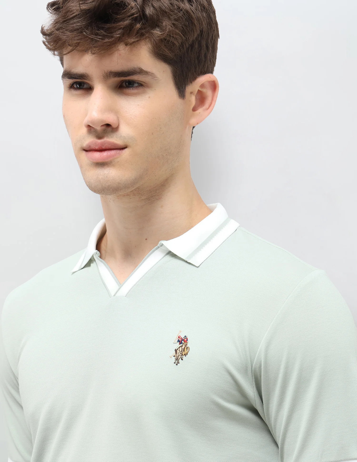 Solid Slim Fit Polo Shirt - Image 7