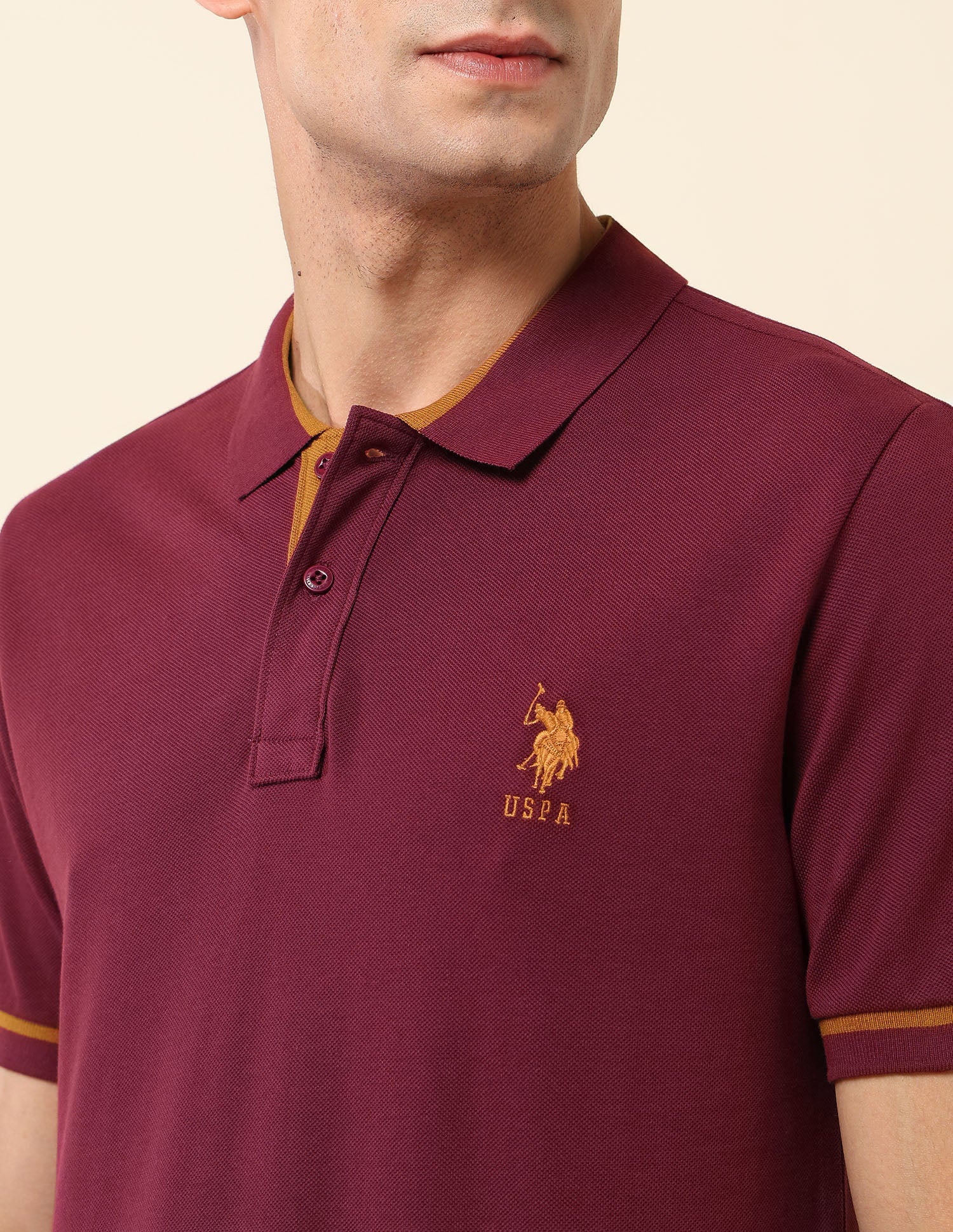 Solid Slim Fit Polo Shirt - Image 7