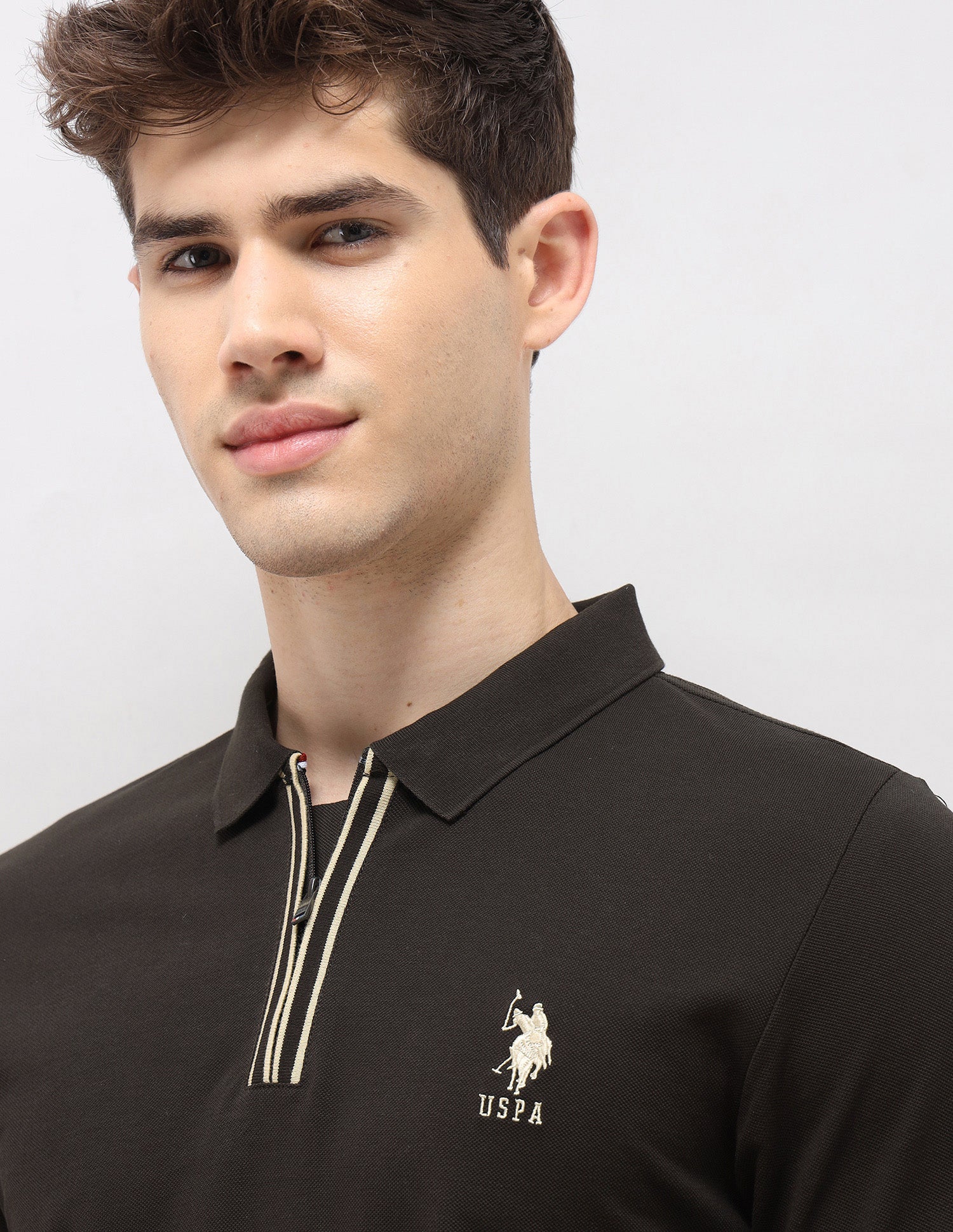 Solid Slim Fit Polo Shirt - Image 7