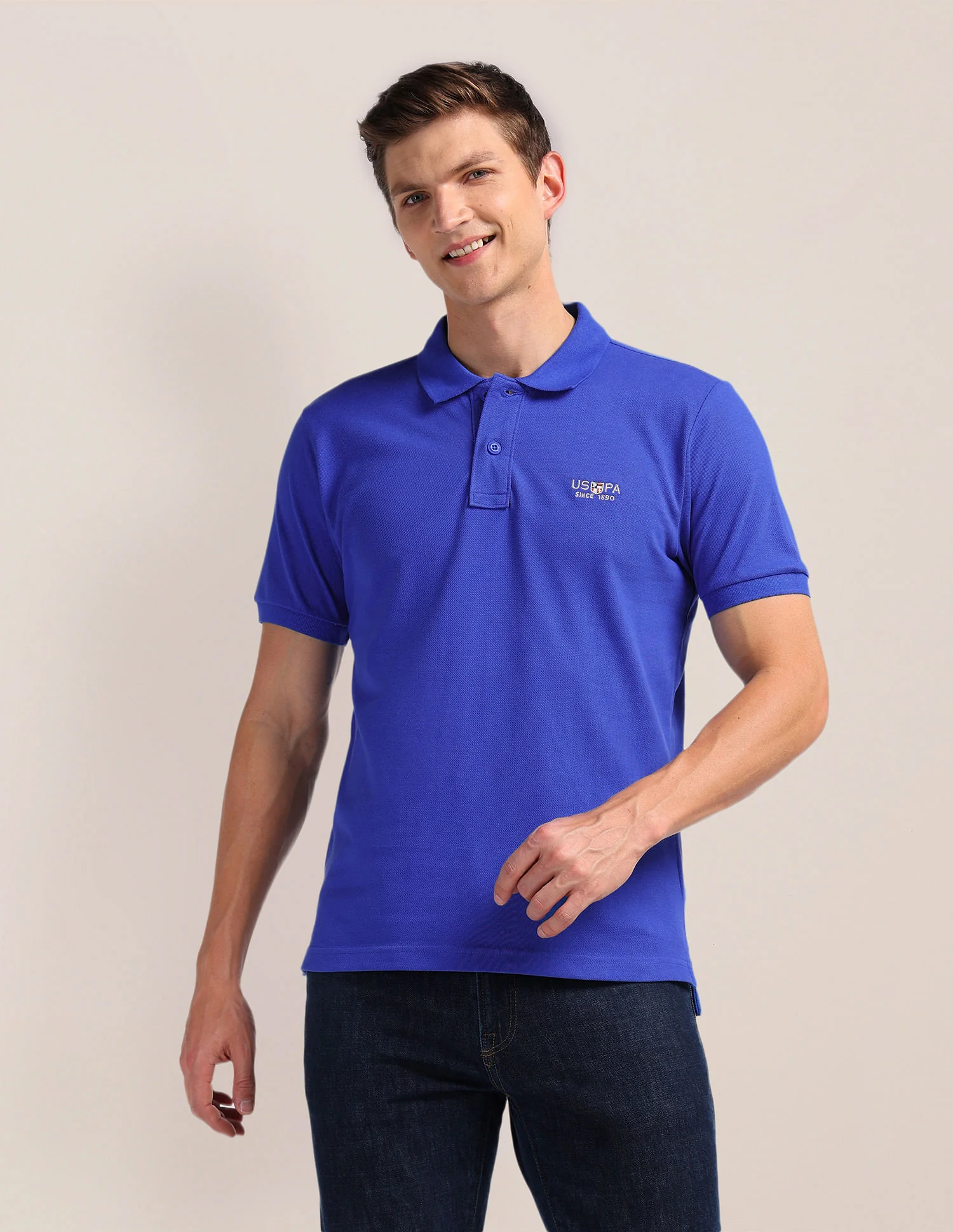 Solid Slim Fit Polo Shirt - Image 6