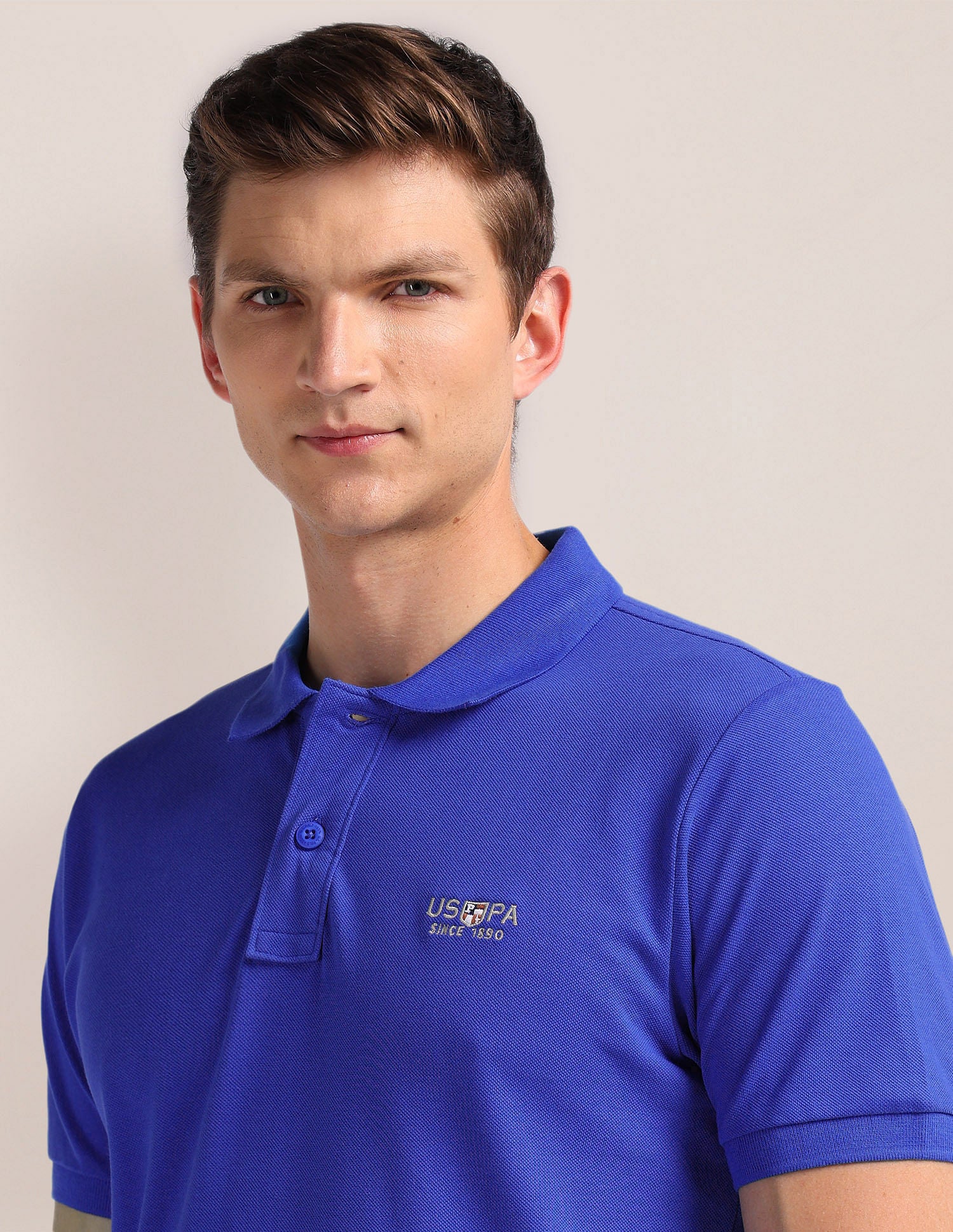 Solid Slim Fit Polo Shirt - Image 7