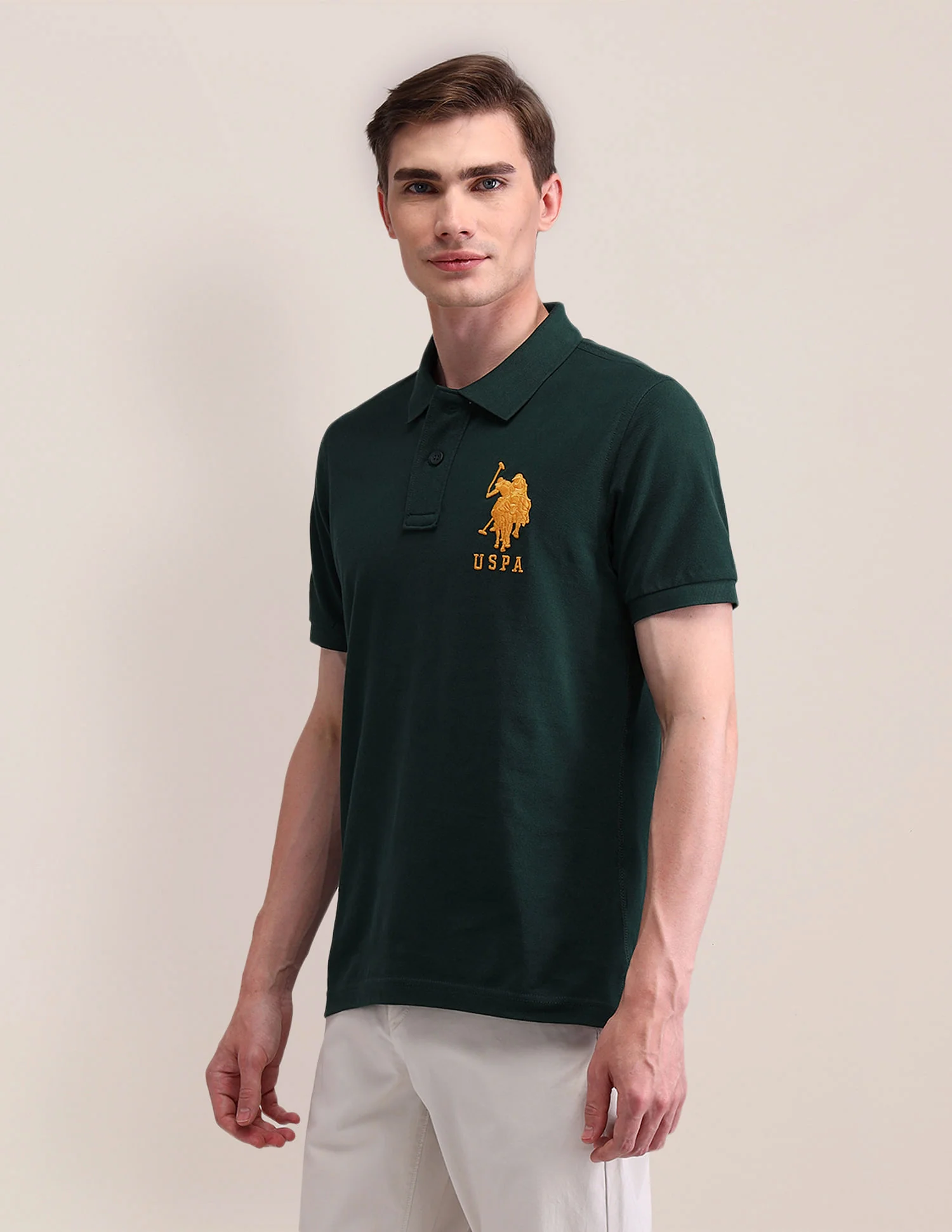 Solid Slim Fit Polo Shirt - Image 4