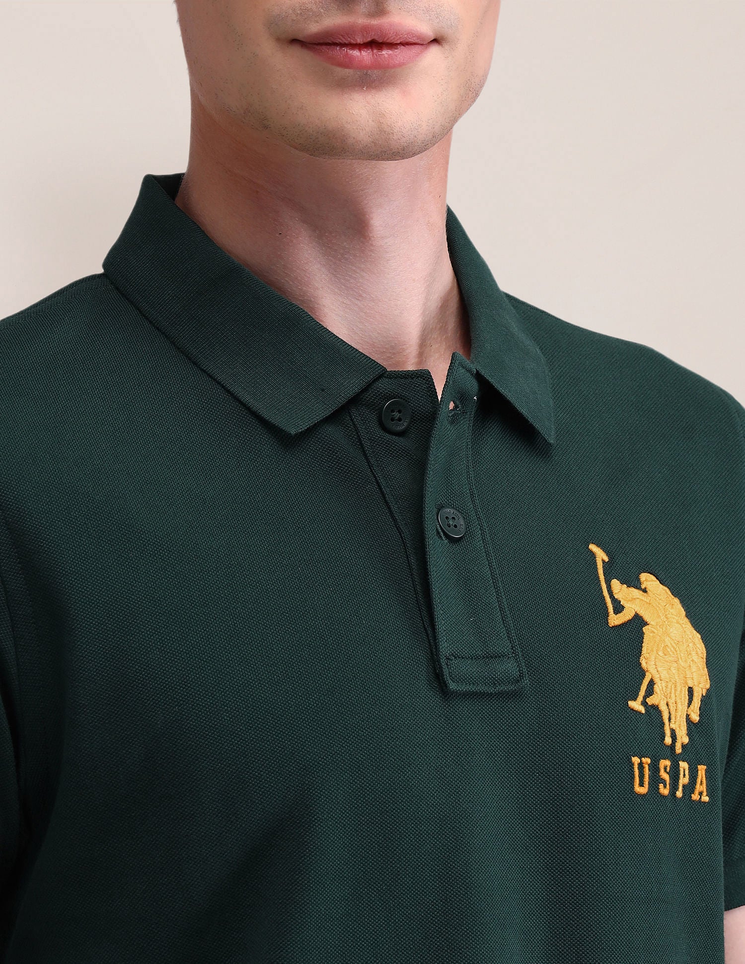 Solid Slim Fit Polo Shirt - Image 7