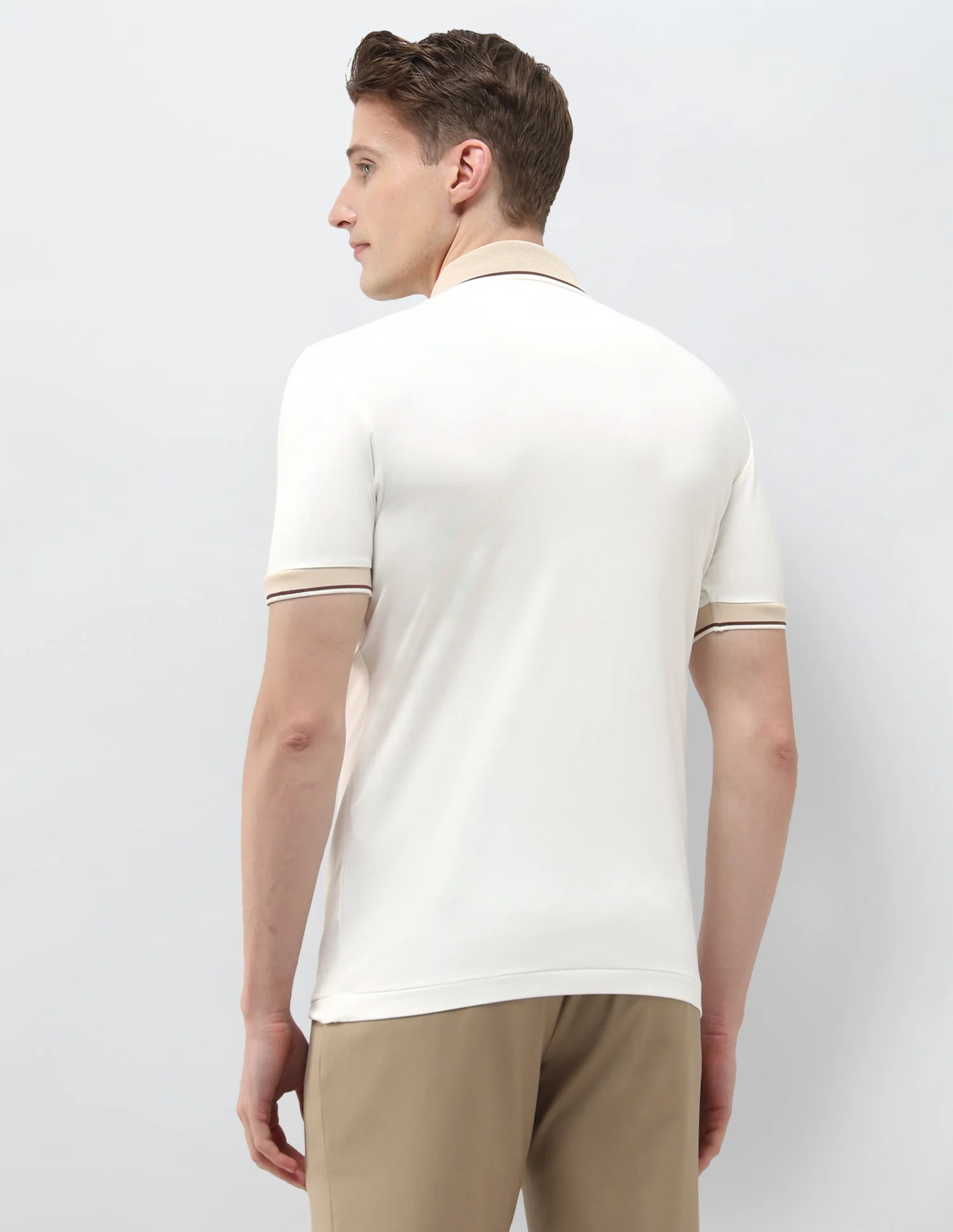 Solid Slim Fit Polo Shirt - Image 5