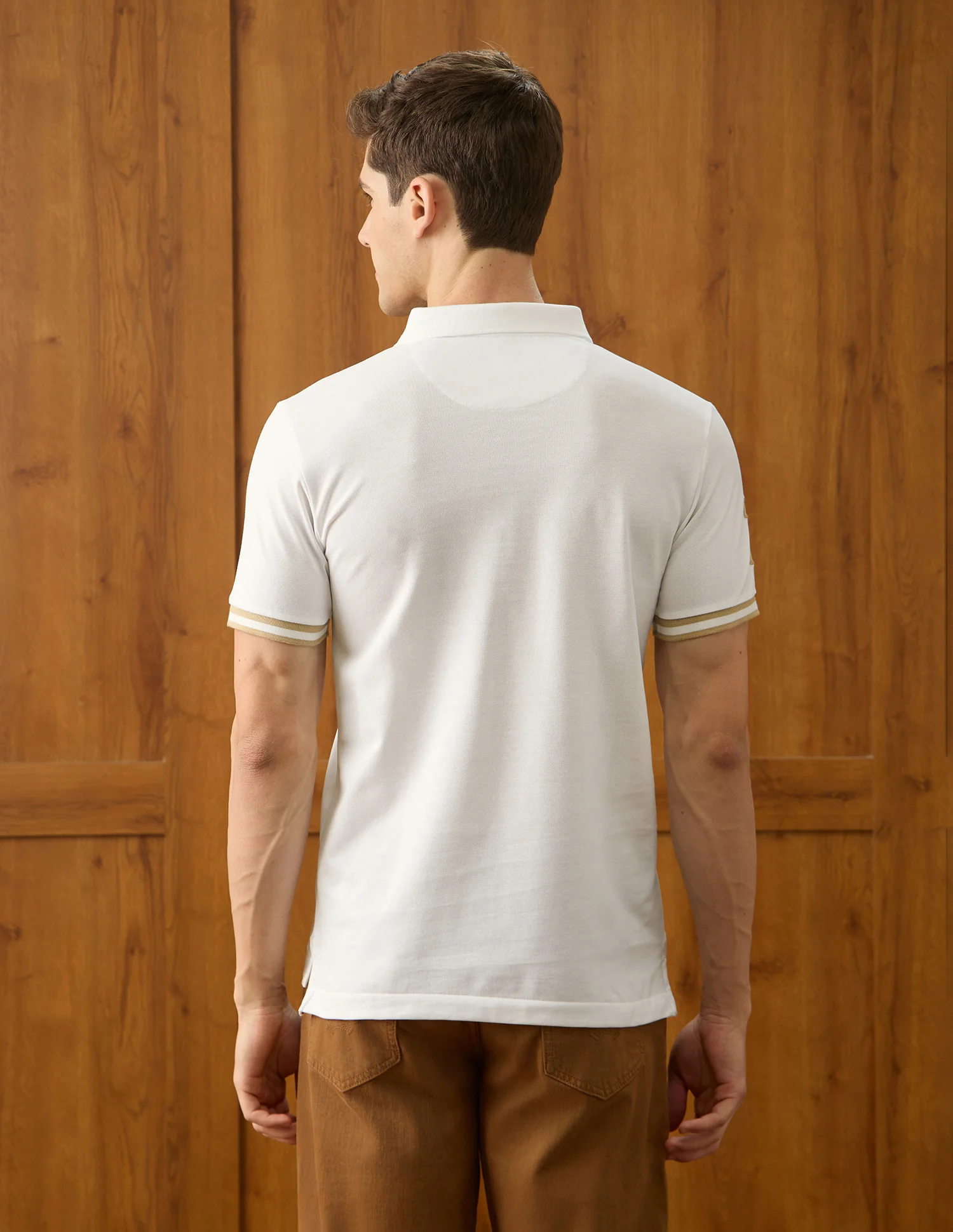 Solid Slim Fit Polo Shirt - Image 5