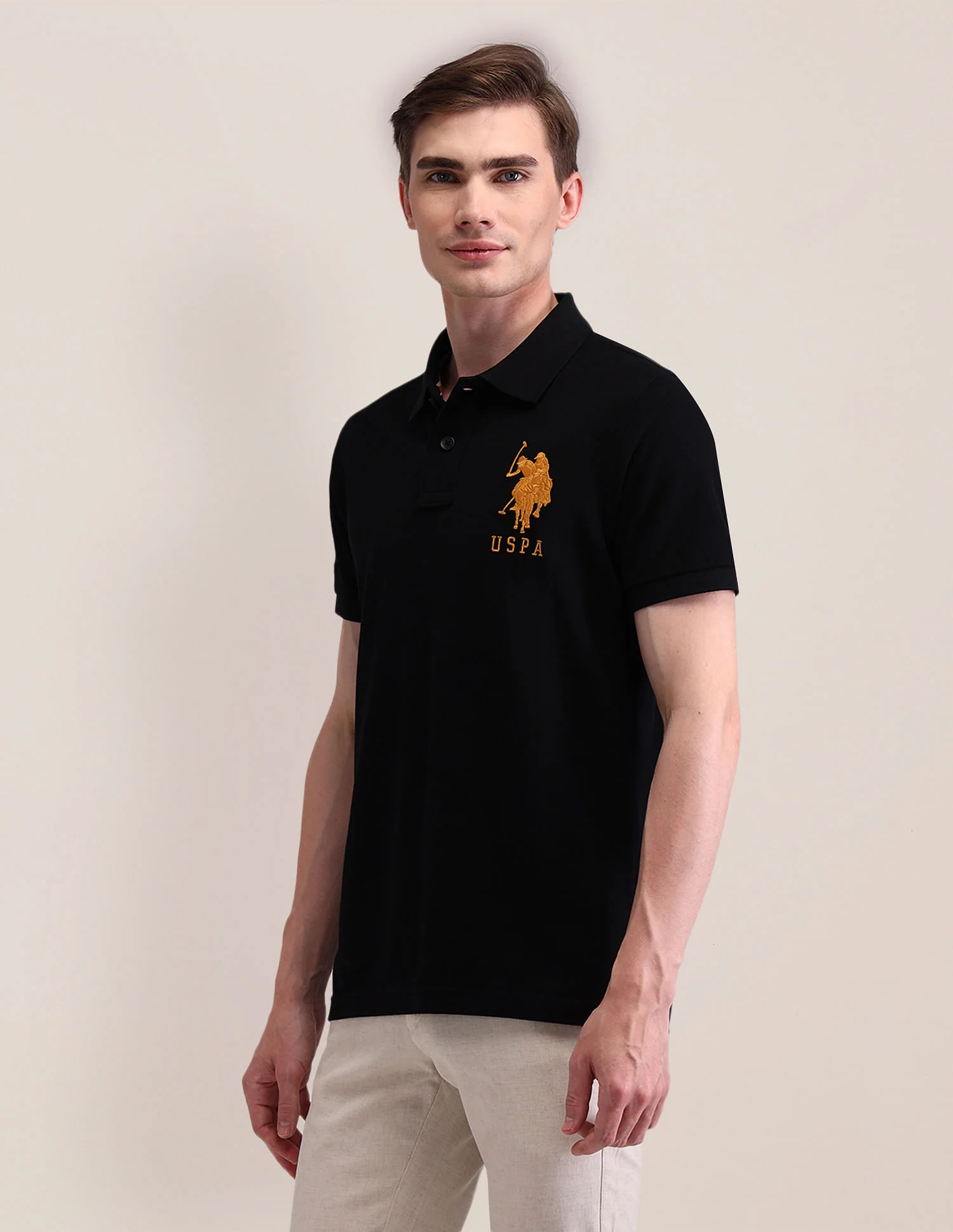 Solid Slim Fit Polo Shirt - Image 4