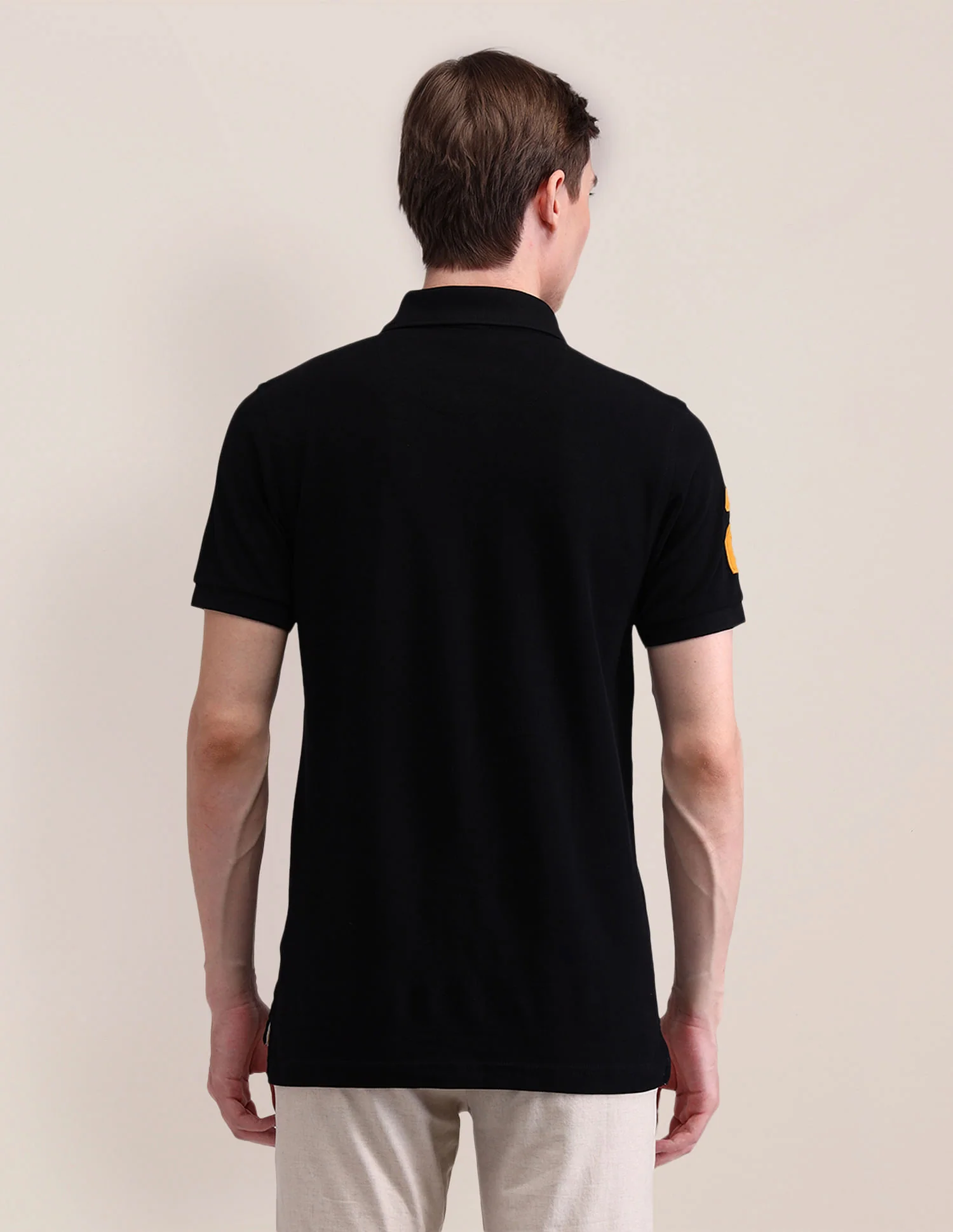 Solid Slim Fit Polo Shirt - Image 5