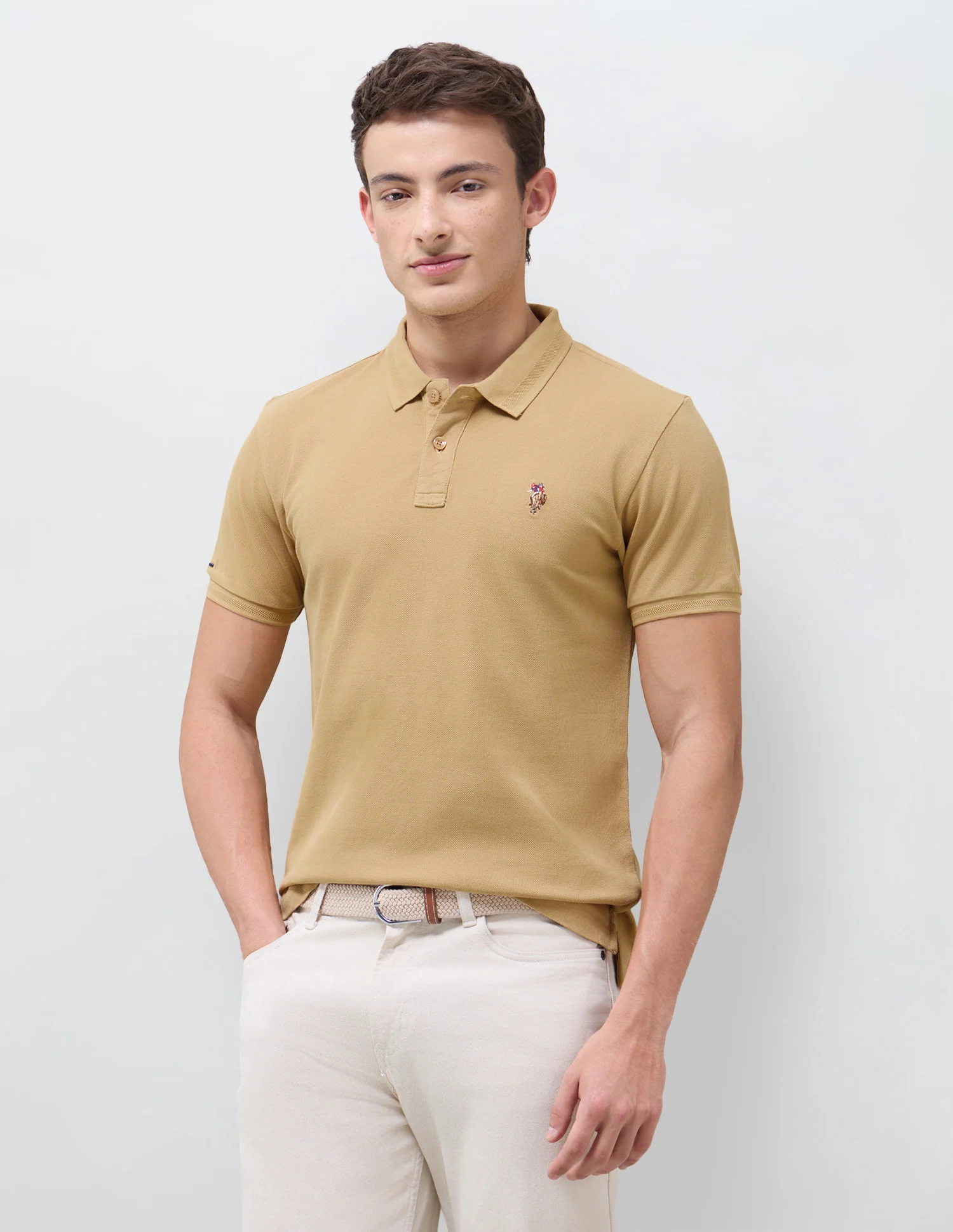 Solid Slim Fit Polo Shirt