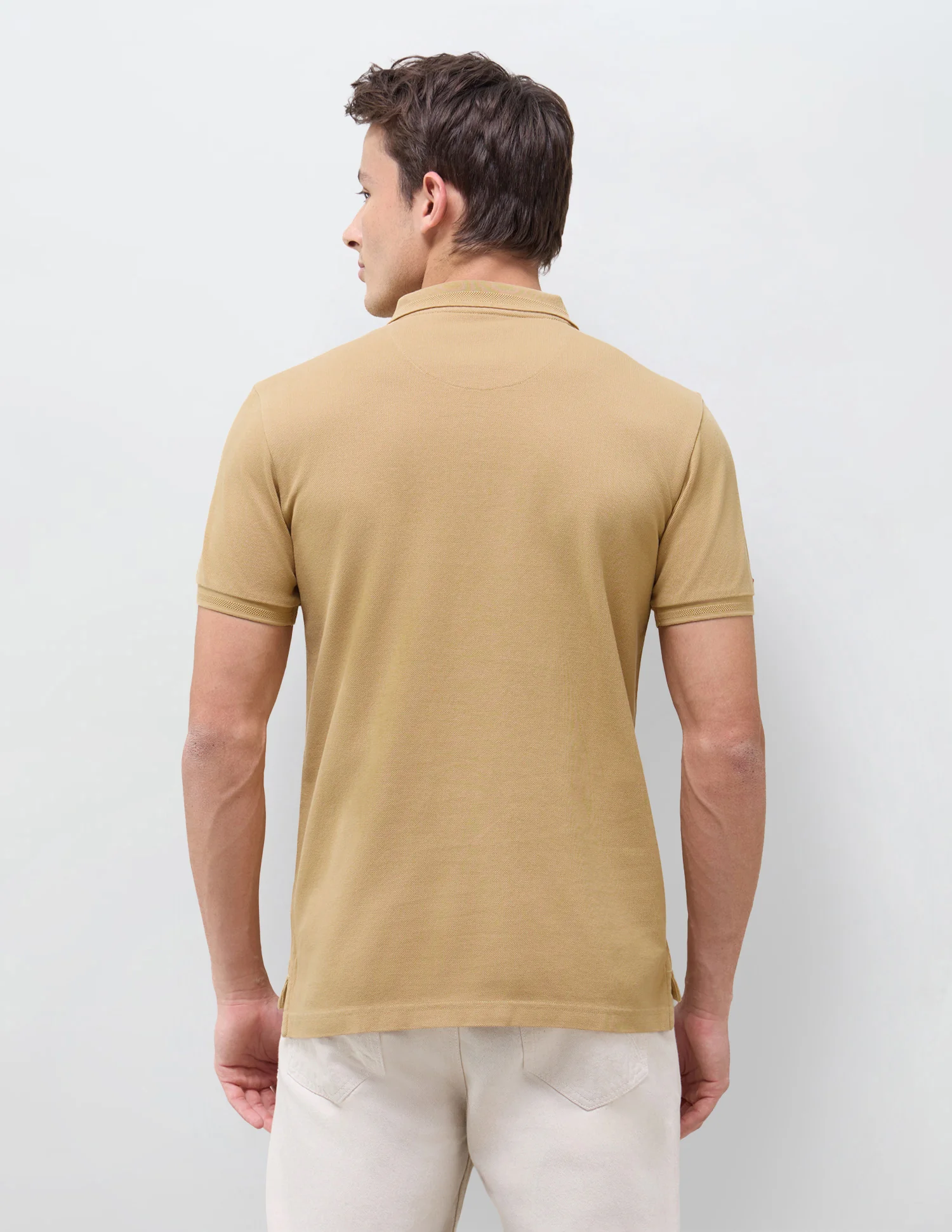 Solid Slim Fit Polo Shirt - Image 5