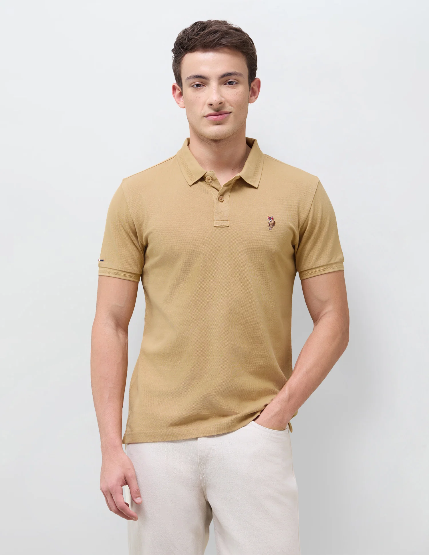 Solid Slim Fit Polo Shirt - Image 6