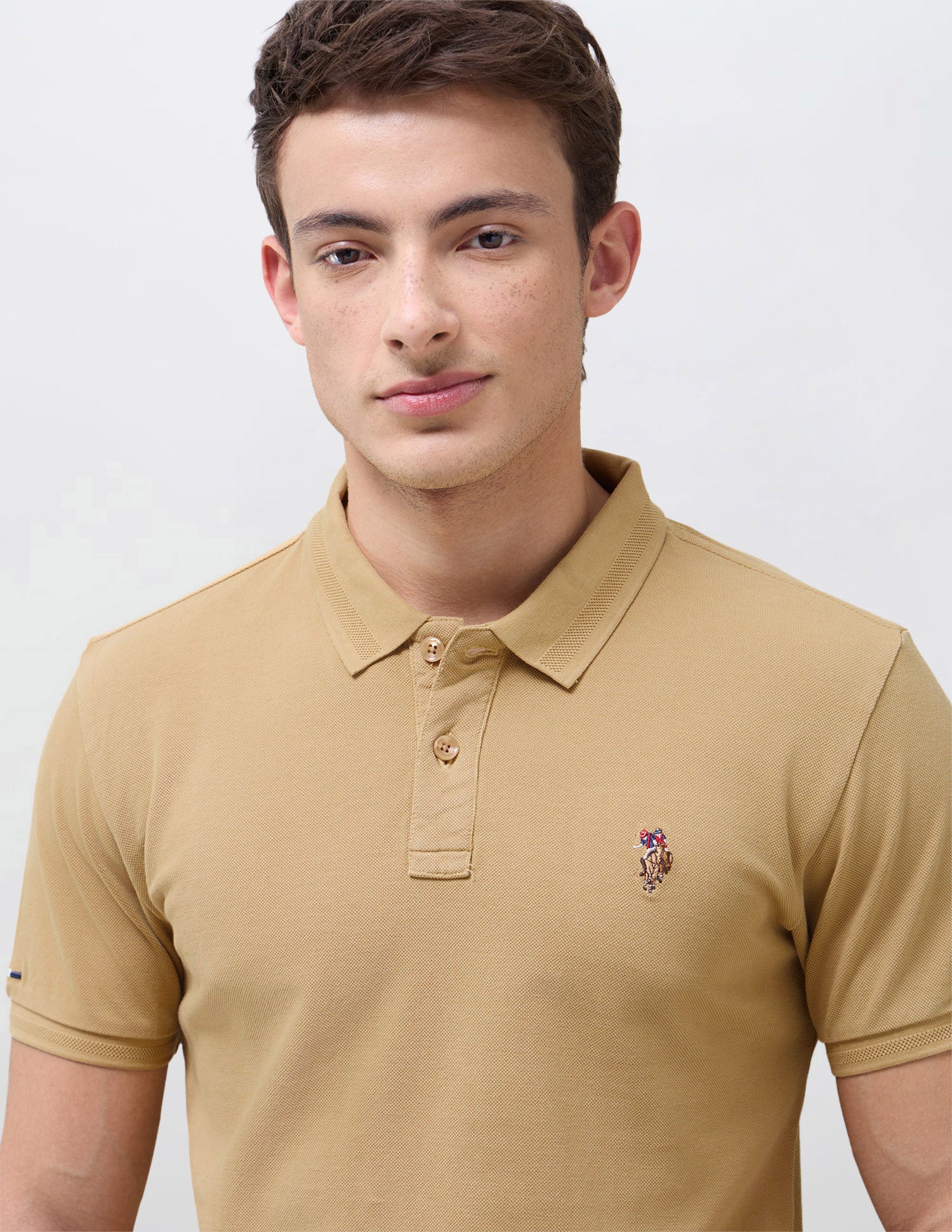 Solid Slim Fit Polo Shirt - Image 7