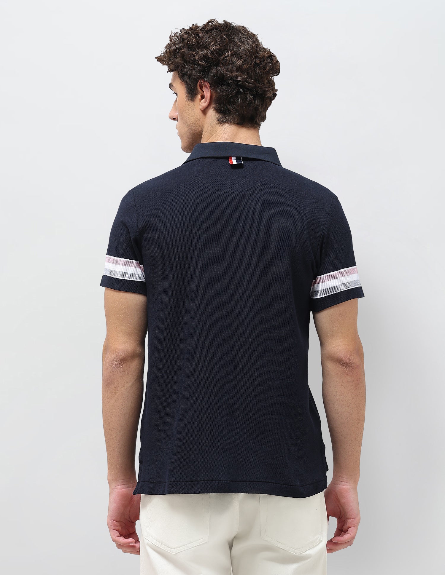 Solid Slim Fit Polo Shirt - Image 5