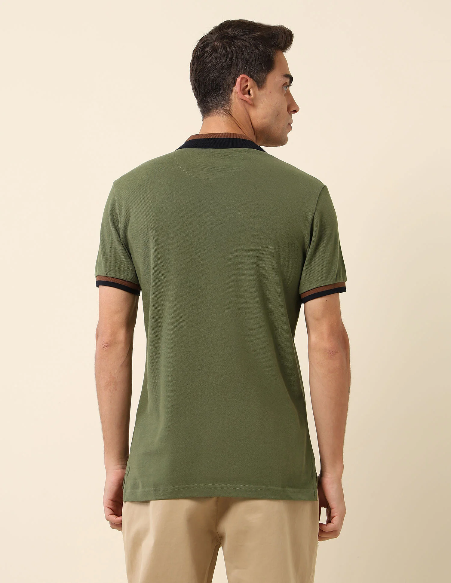 Solid Slim Fit Polo Shirt - Image 5