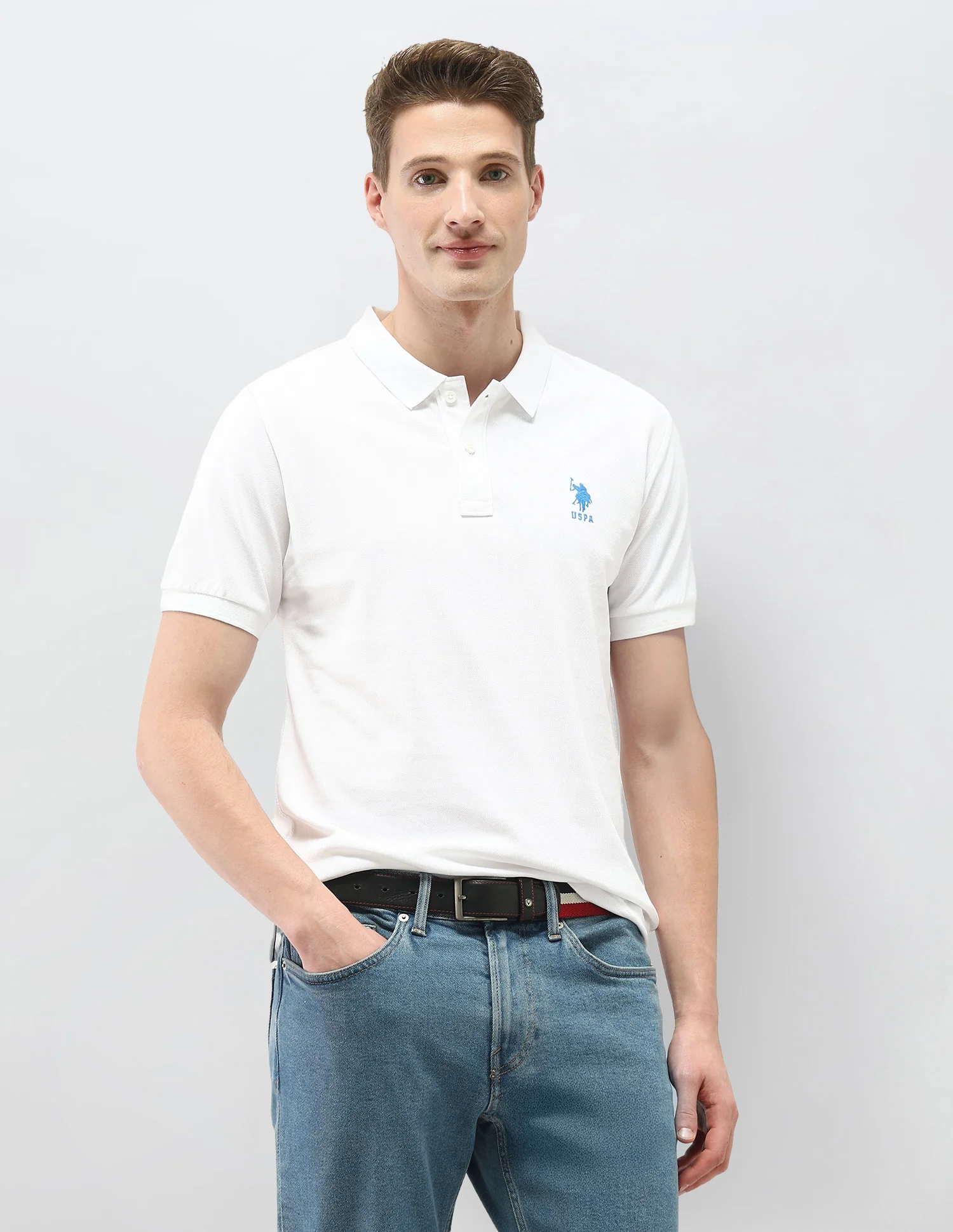 Solid Slim Fit Polo Shirt
