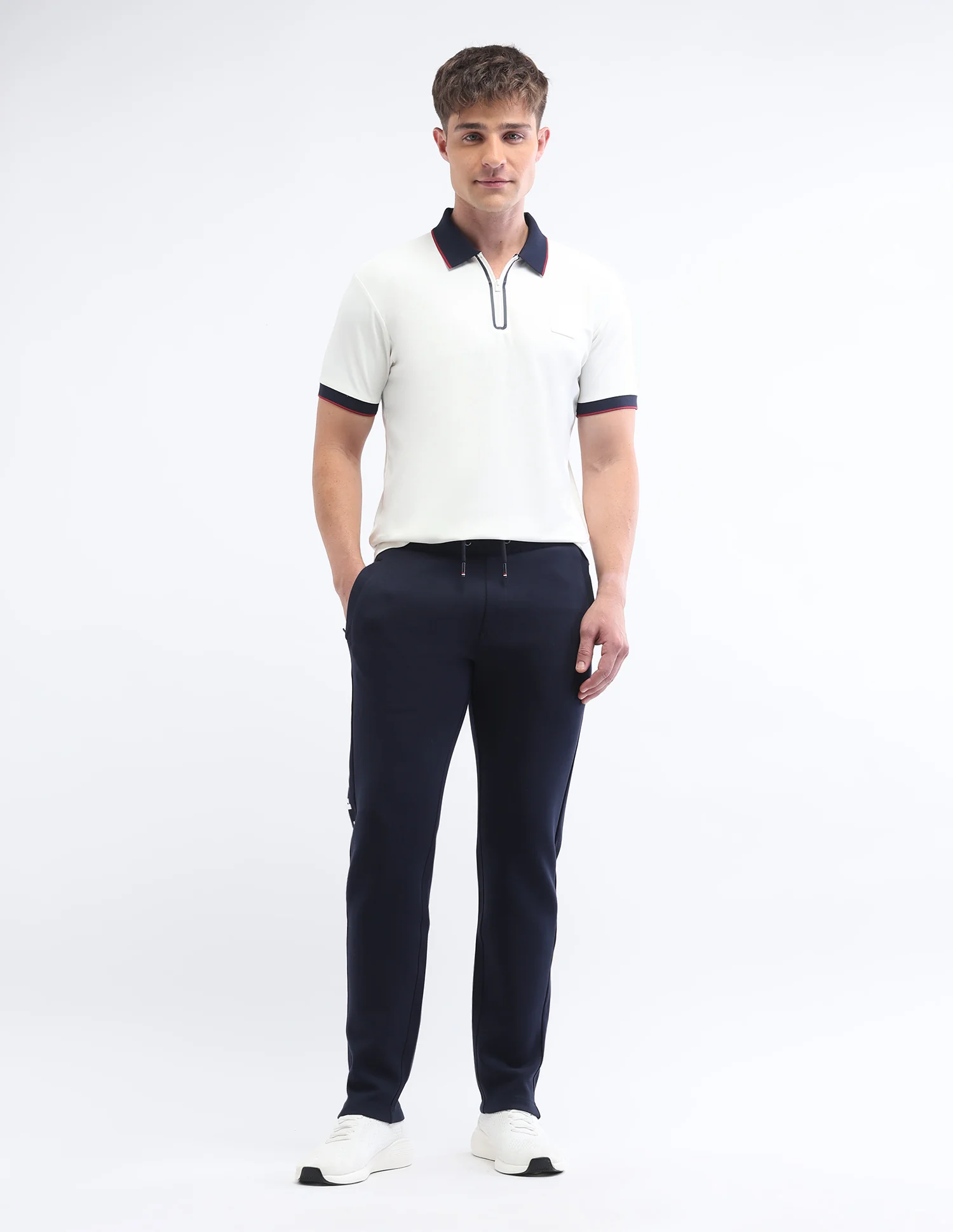 Solid Slim Fit Polo Shirt - Image 3