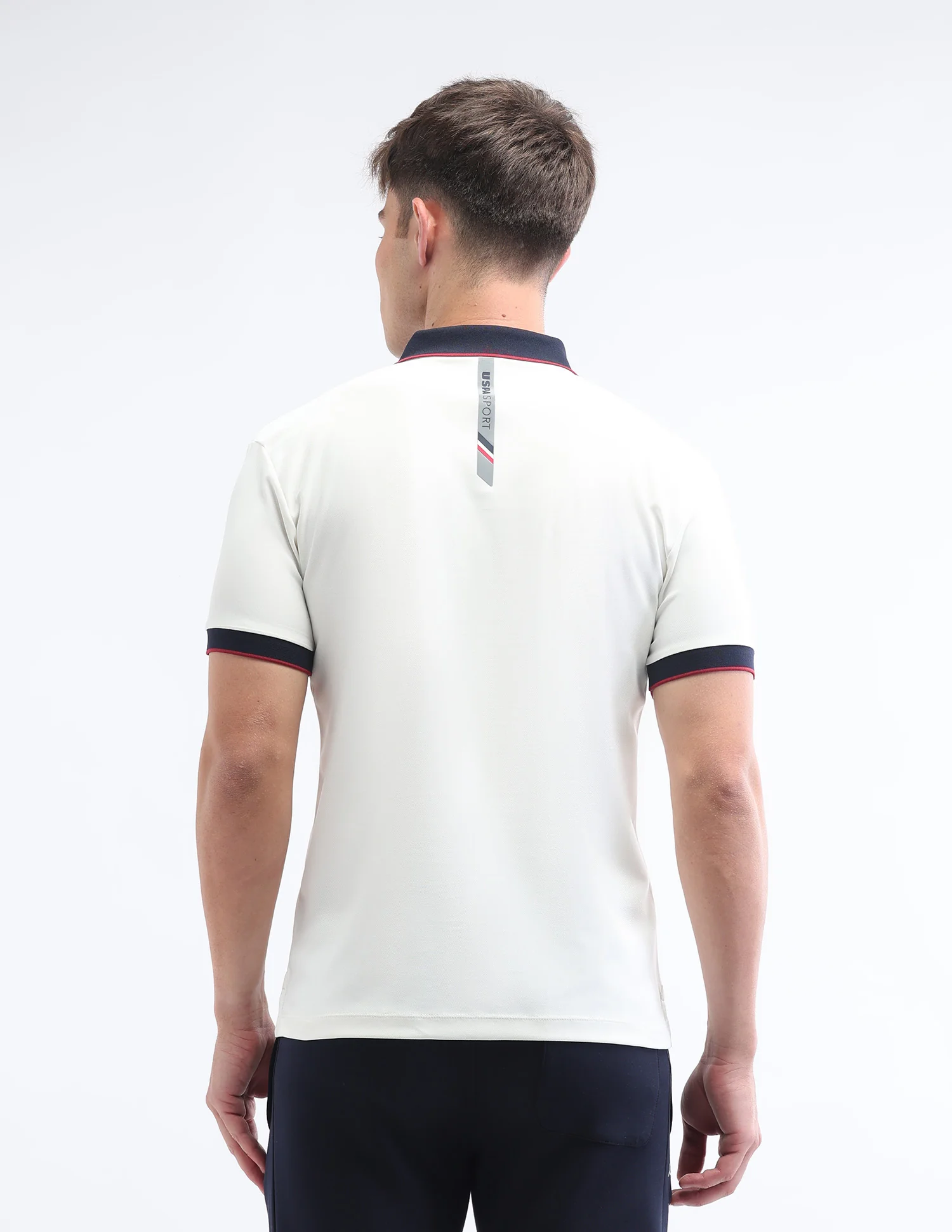 Solid Slim Fit Polo Shirt - Image 5