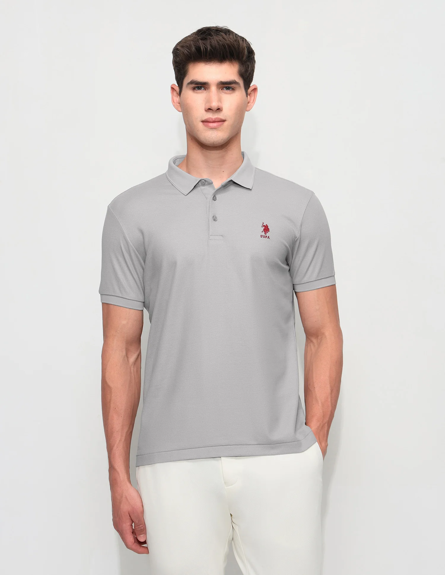 Solid Slim Fit Polo Shirt - Image 6