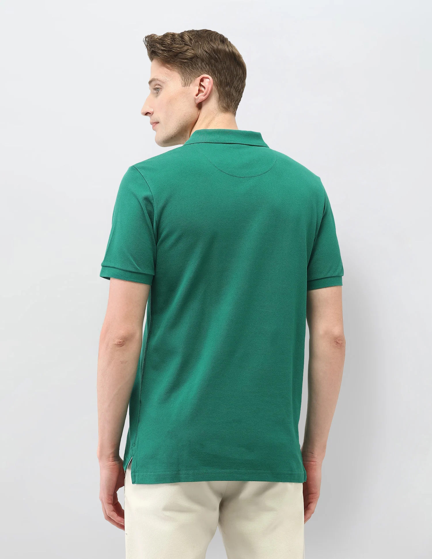 Solid Slim Fit Polo Shirt - Image 5