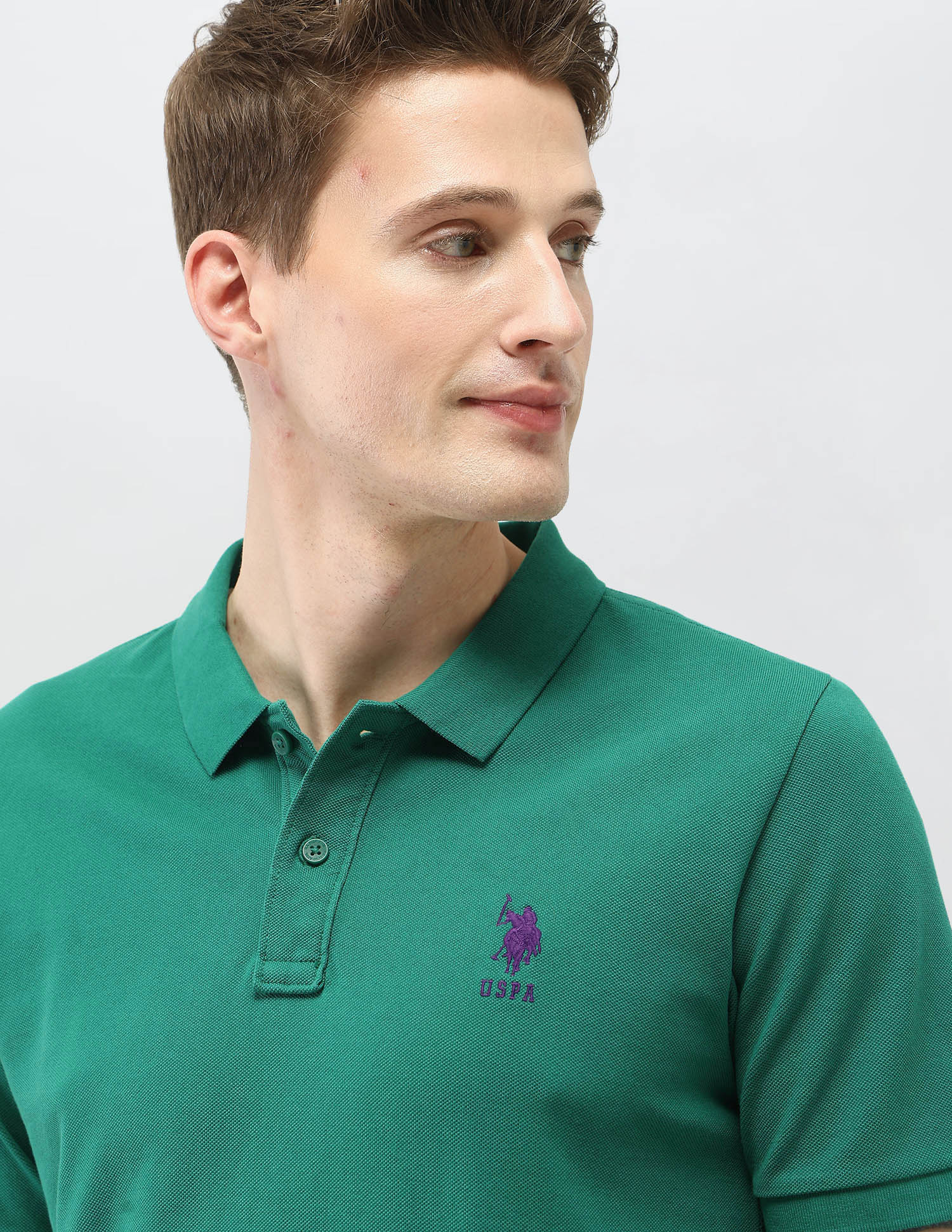 Solid Slim Fit Polo Shirt - Image 7