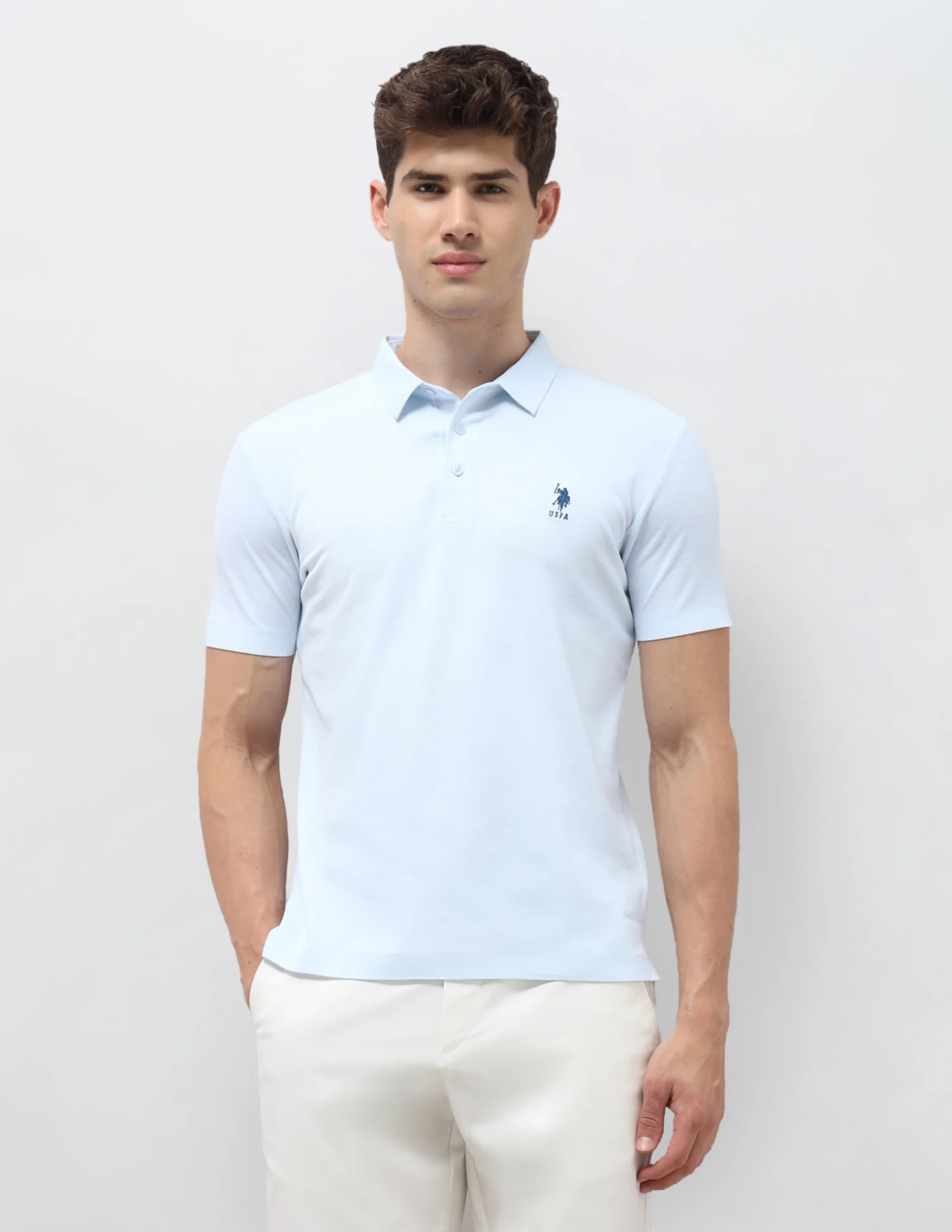 Solid Slim Fit Polo Shirt - Image 6