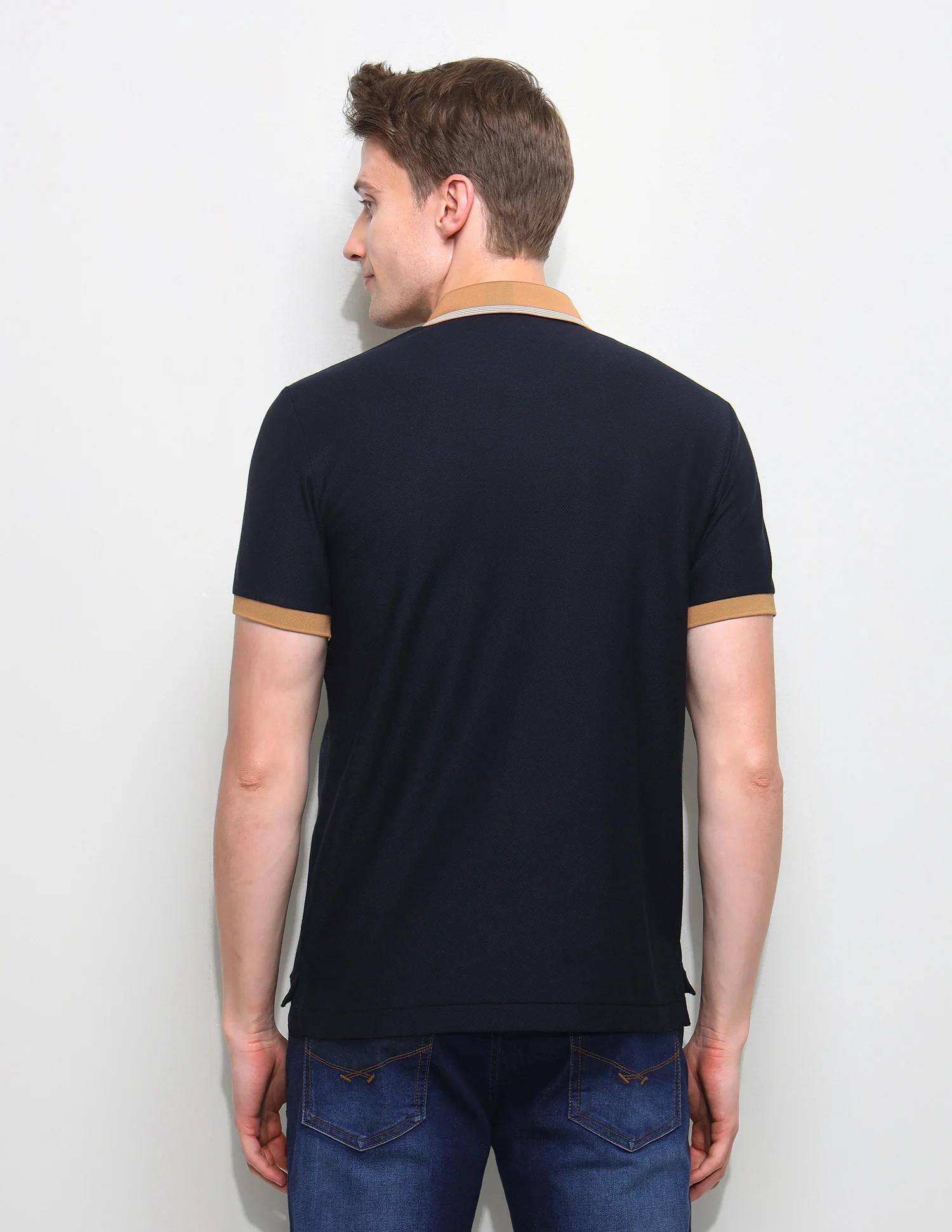 Solid Slim Fit Polo Shirt - Image 5