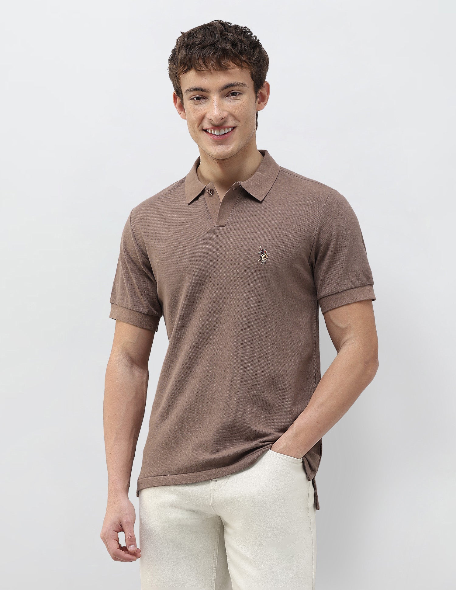 Solid Slim Fit Polo Shirt - Image 6