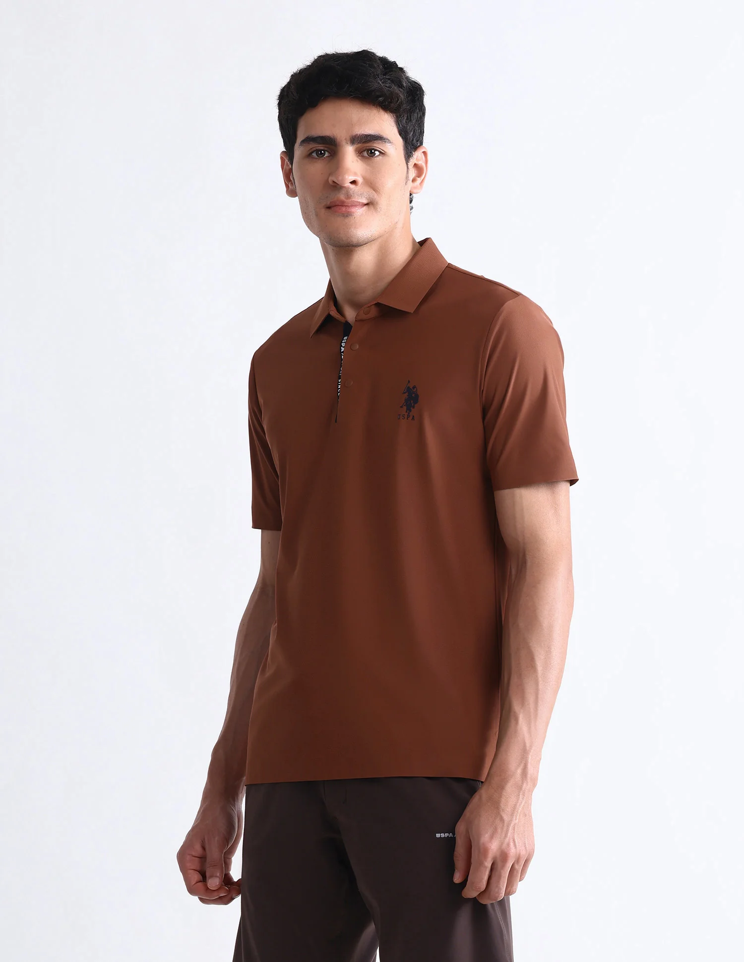 Solid Slim Fit Polo Shirt - Image 4