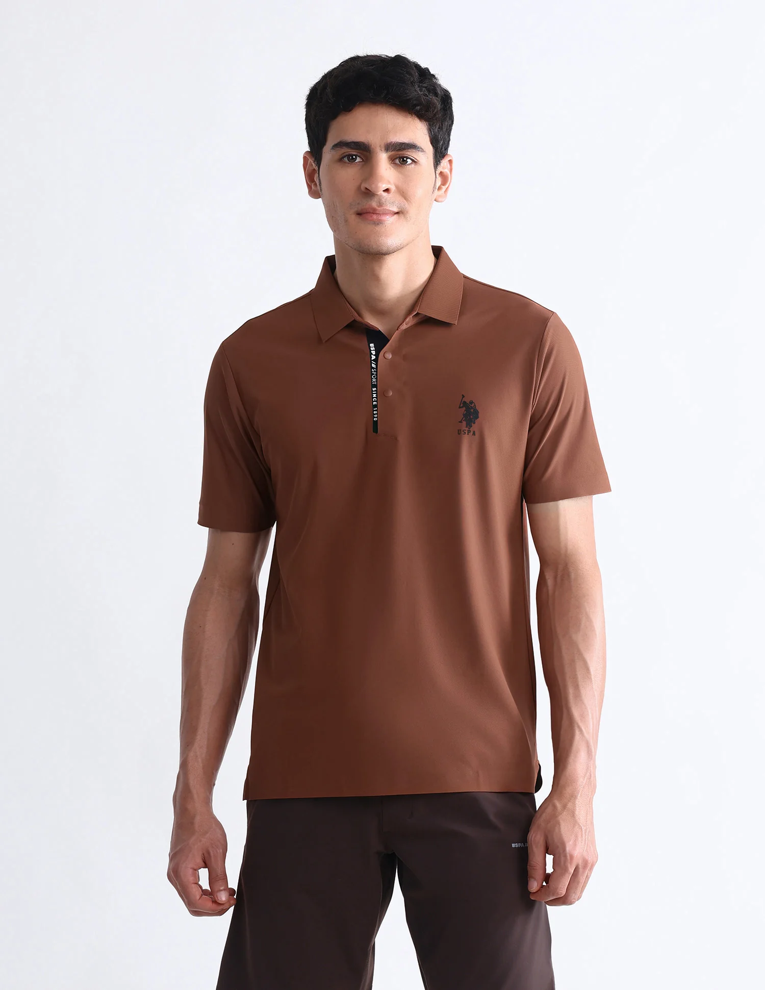 Solid Slim Fit Polo Shirt - Image 6