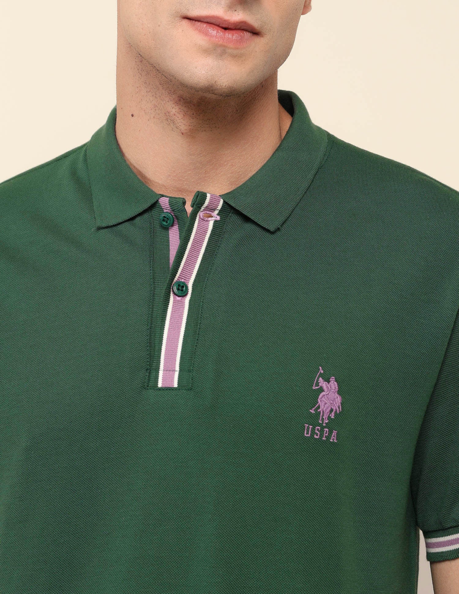 Solid Slim Fit Polo Shirt - Image 7
