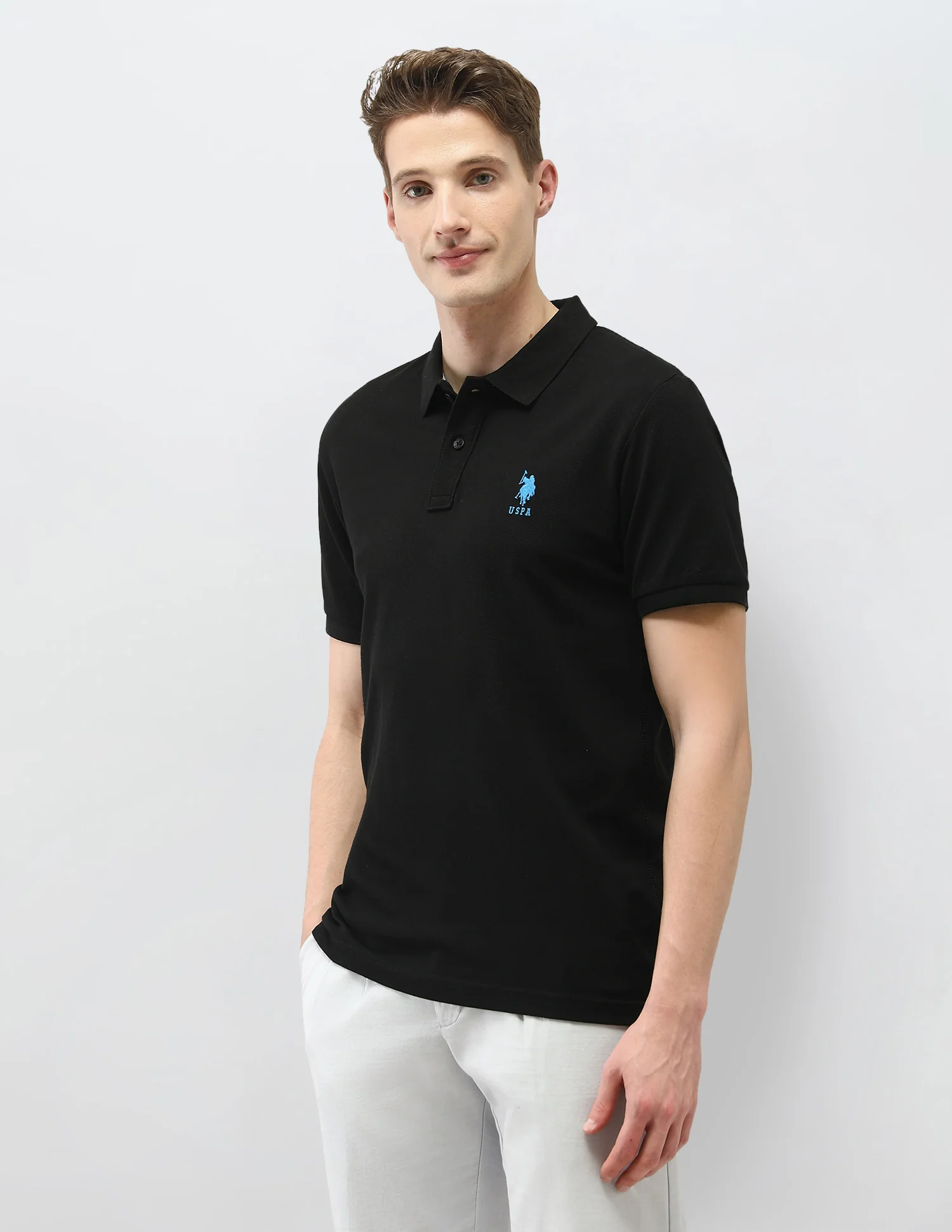 Solid Slim Fit Polo Shirt - Image 4