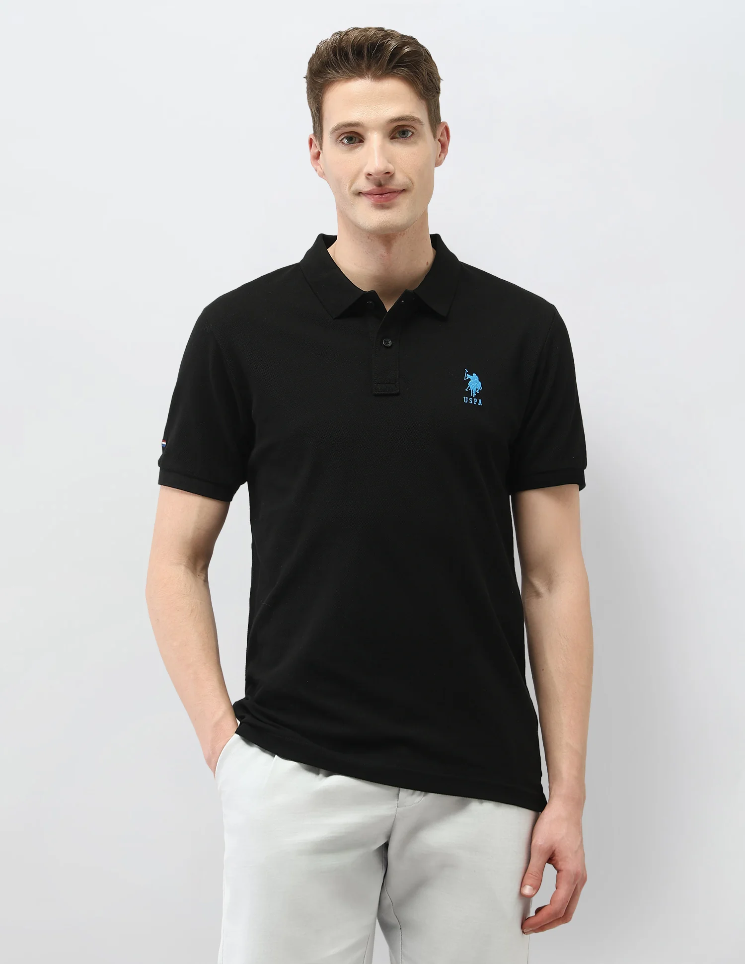 Solid Slim Fit Polo Shirt - Image 6